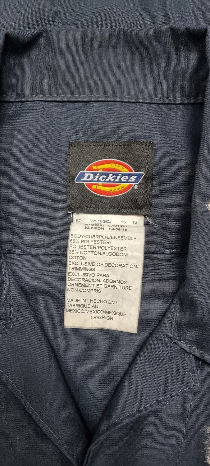 디키즈 페인팅 점프 슈트 L _ 남성, 실측확인 상품이미지9