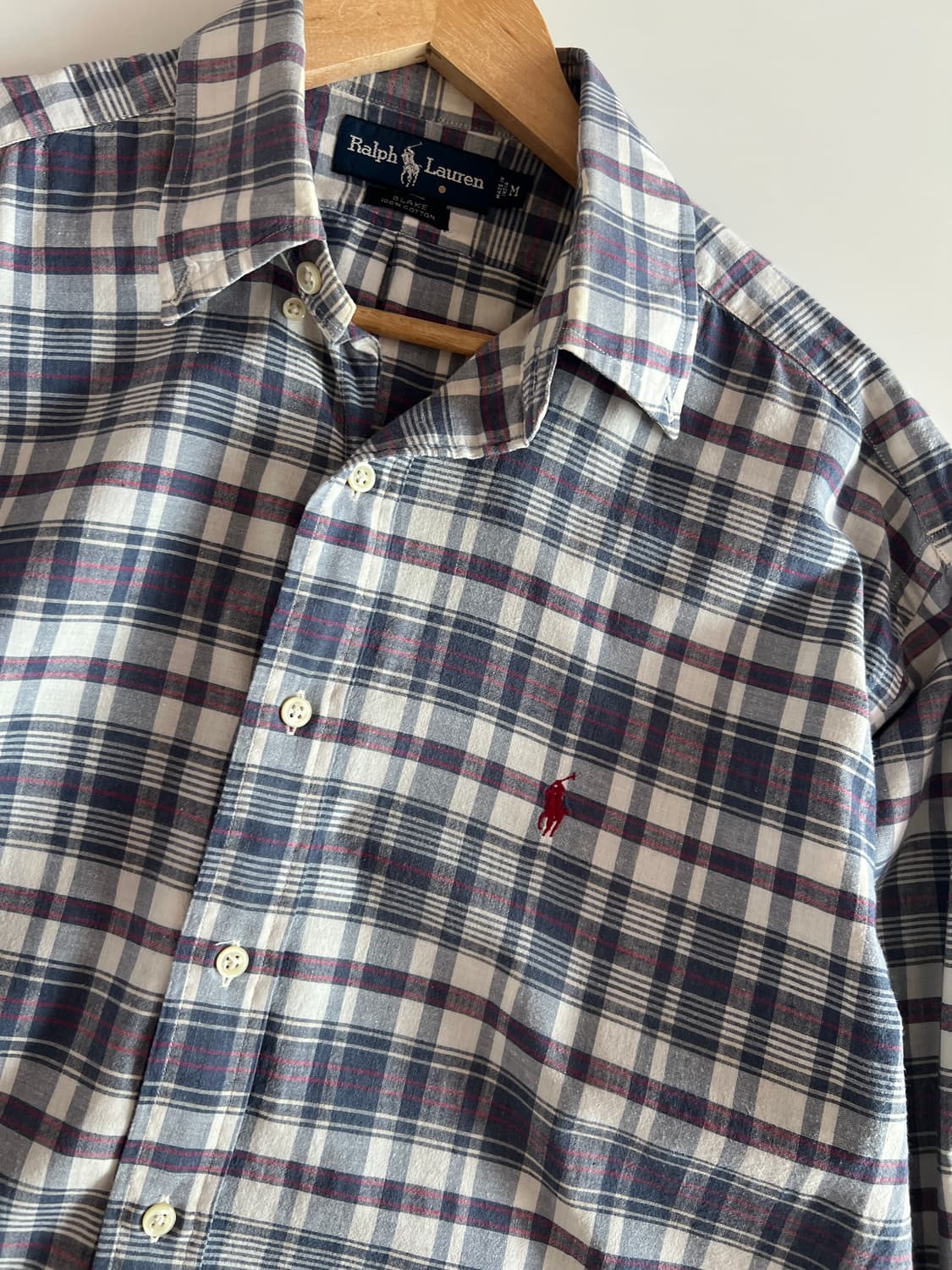 Polo Ralph Lauren 마드라스 코튼 체크 셔츠m 상품이미지3