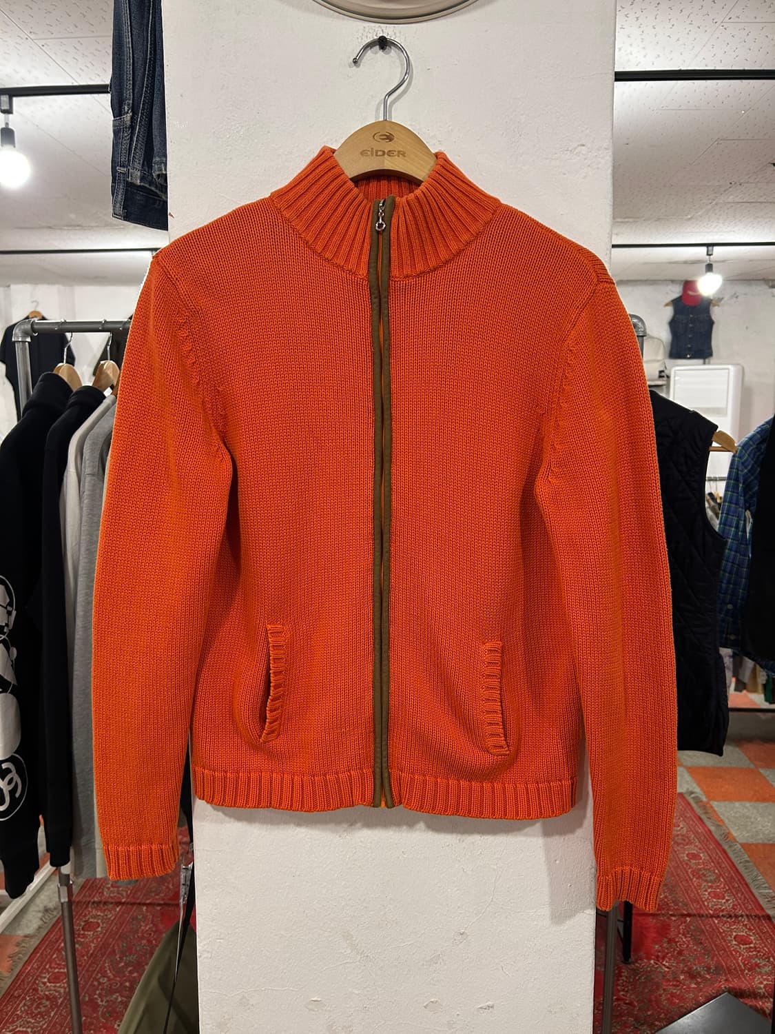 폴로 니트집업 상품이미지1