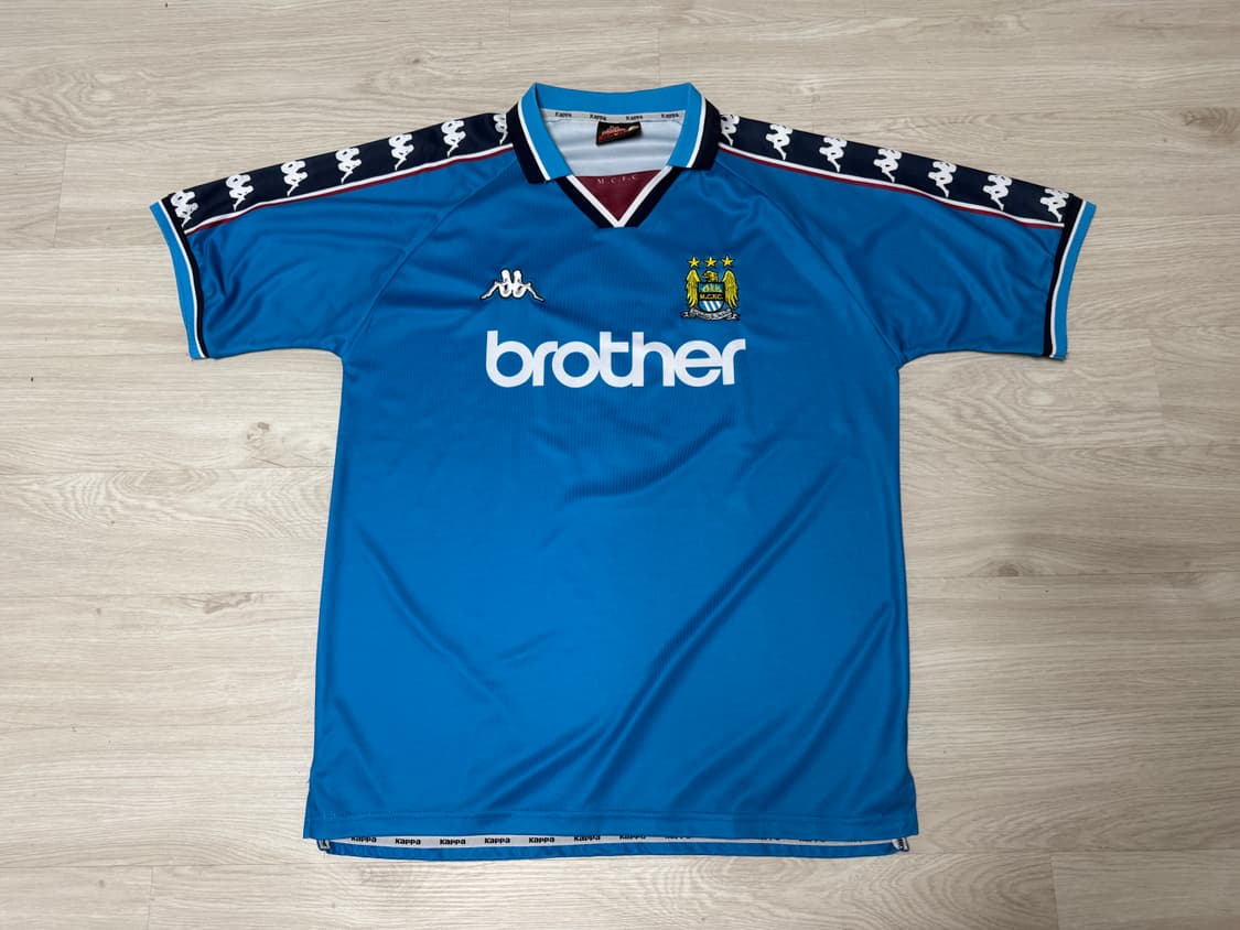 [2XL] 카파 맨체스터 시티 97-99 홈 유니폼 상품이미지1