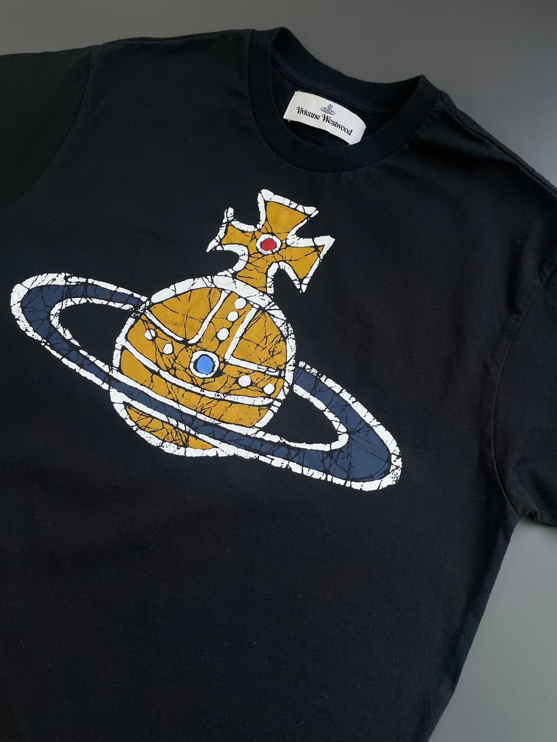 [XS] 비비안 웨스트우드 로고 빈티지 프린팅 반팔 티셔츠 상품이미지3