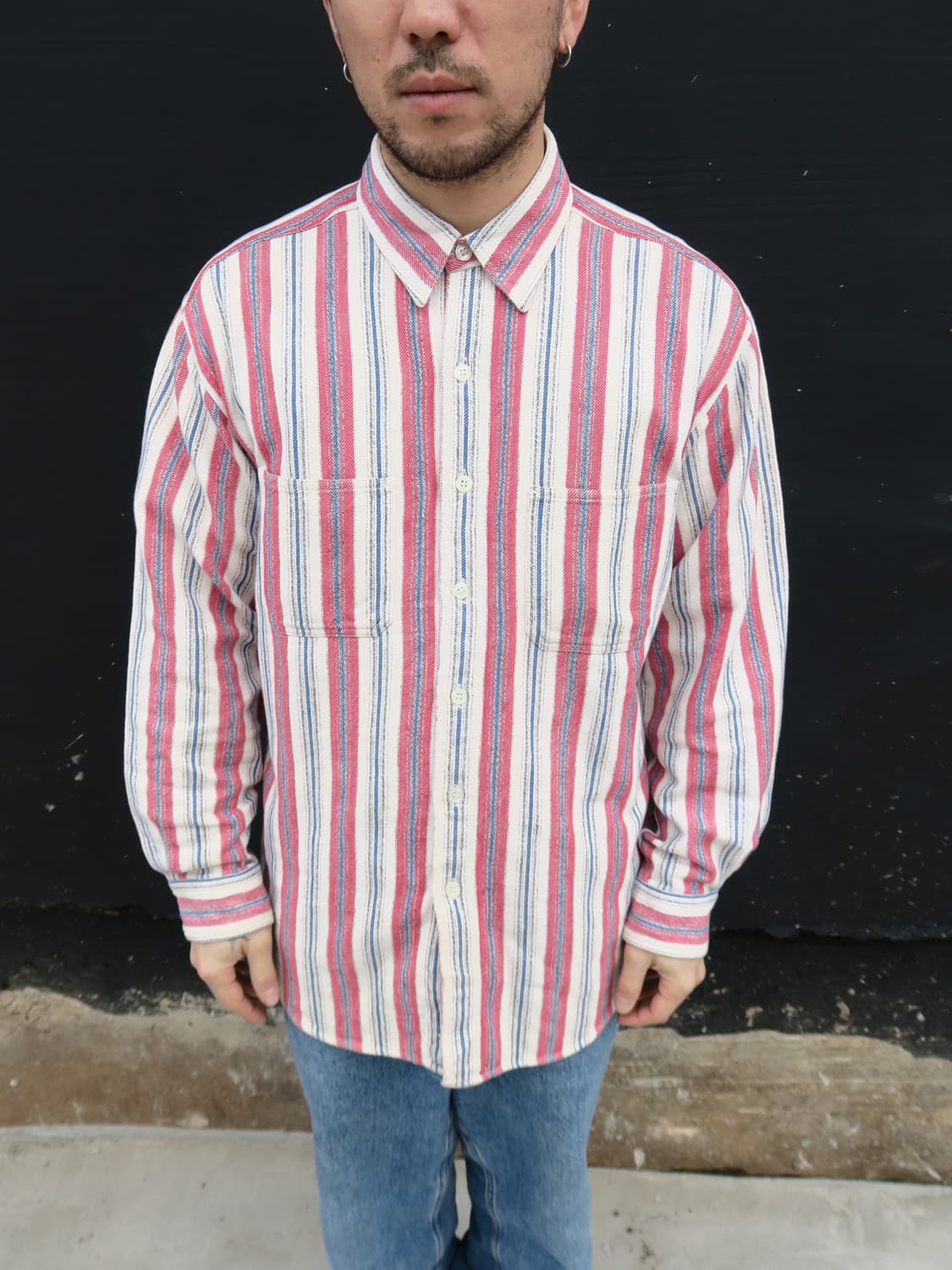 아메리칸 빈티지 스트라이프 셔츠 상품이미지3