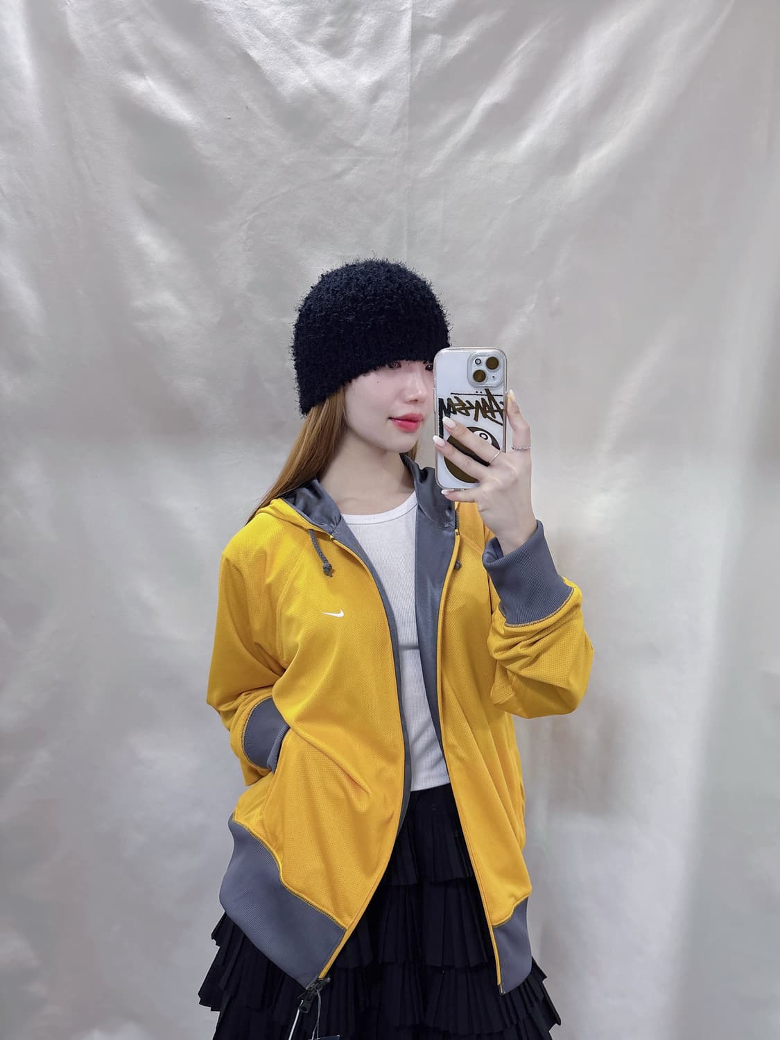 나이키 00‘s 실버그레이 스우시 트랙탑  상품이미지2