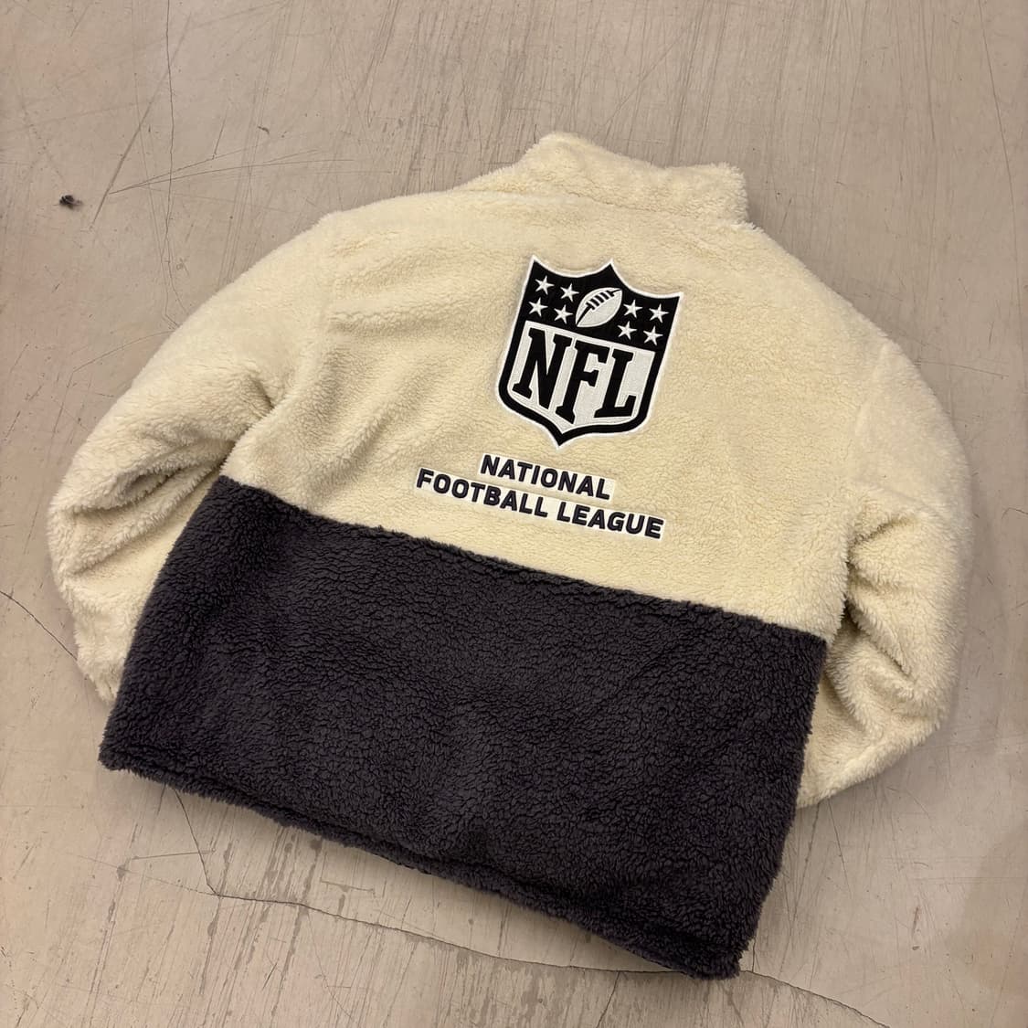 NFL 빅로고 리버시블 플리스 패딩 상품이미지1