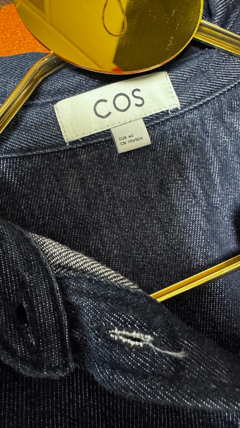 COS 데님 셔츠 원피스 사이즈 40 상품이미지4