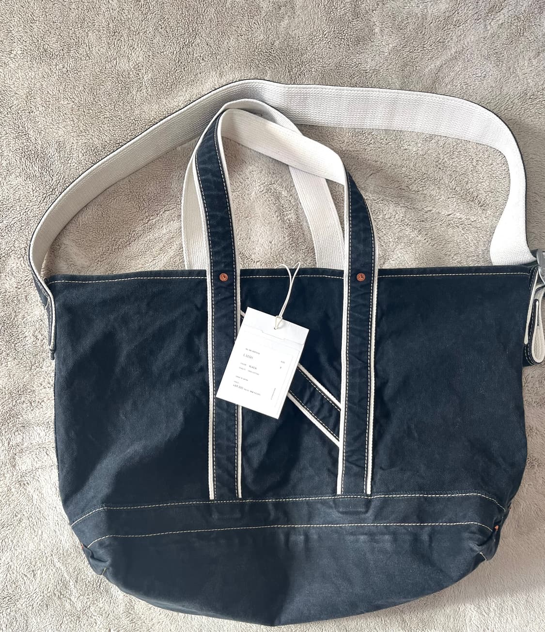 나이스네스 l.lesh 토트백 / 블랙 상품이미지2