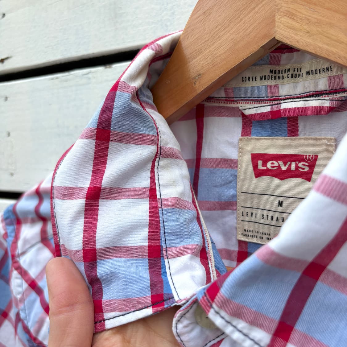 Levi’s 리바이스 체크 반팔 셔츠 상품이미지4