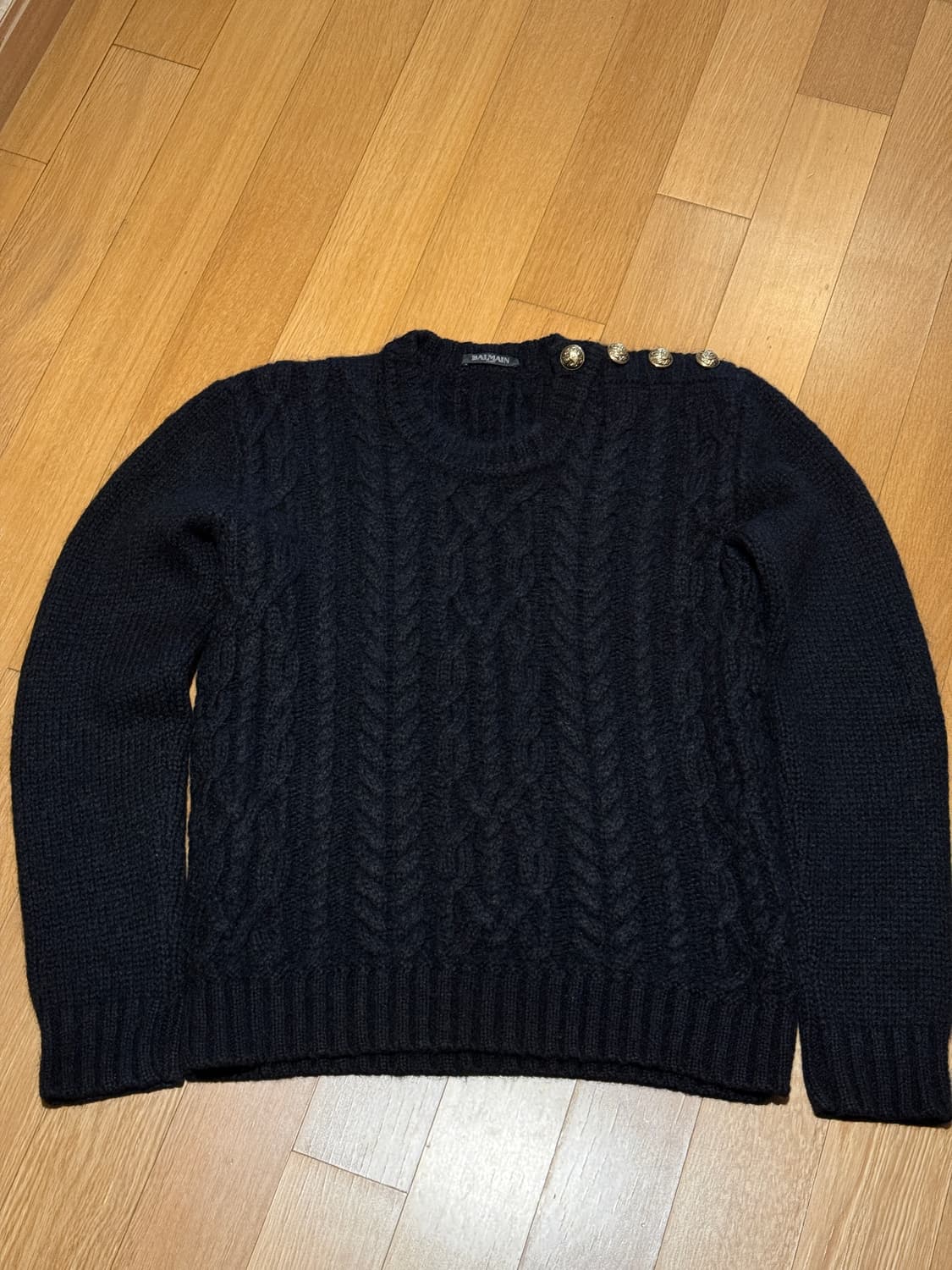 발망 모헤어 케이블 니트 스웨터 m 상품이미지2