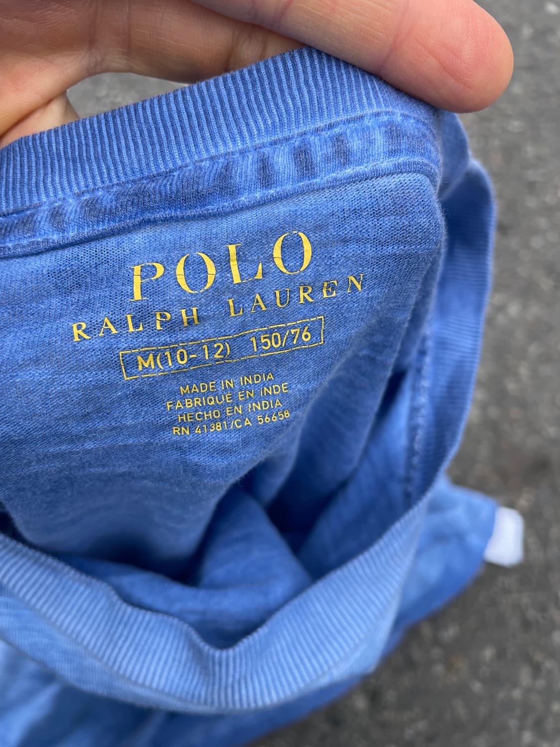 polo faded blue Tee 상품이미지5