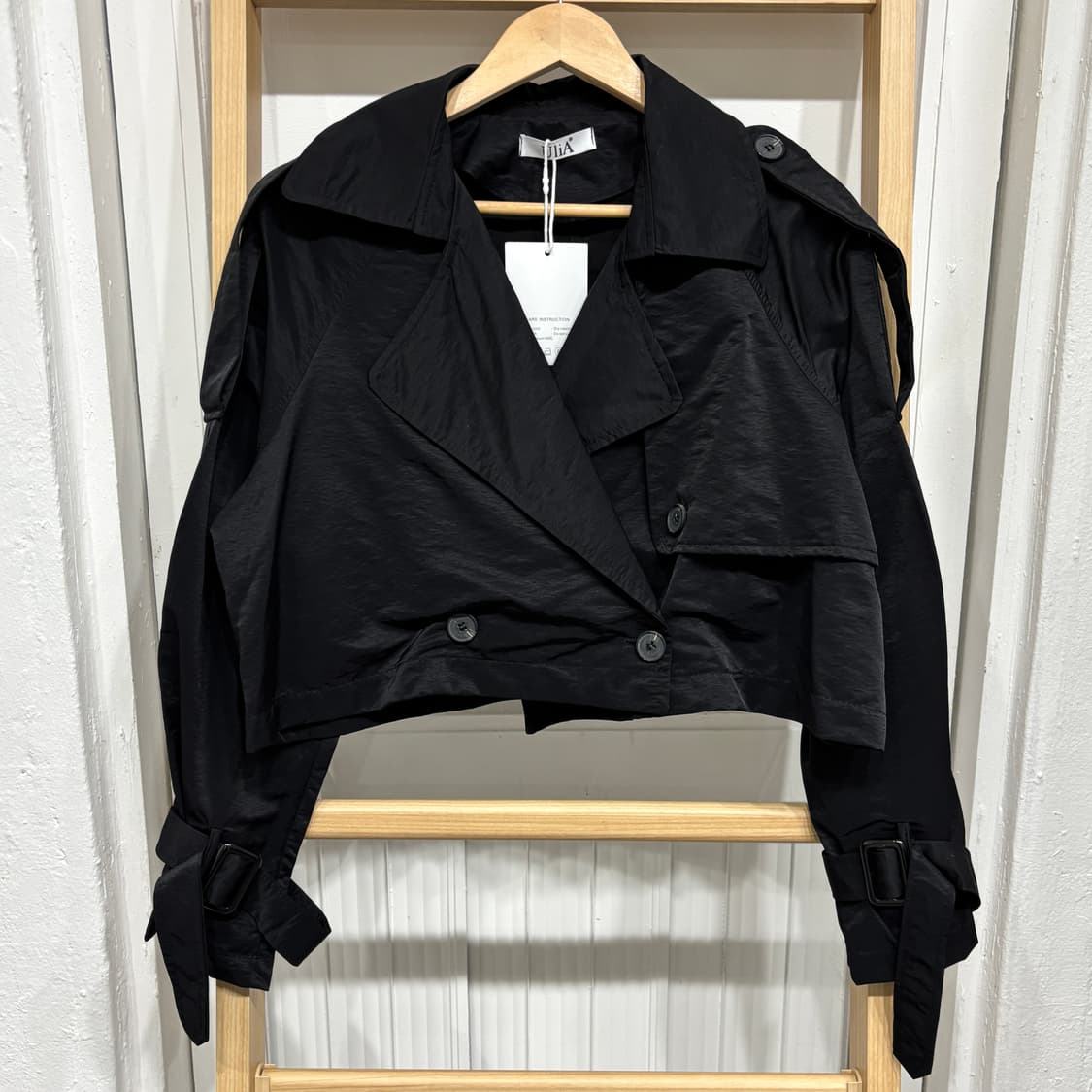 [새상품] 크롭 트렌치 자켓 상품이미지1