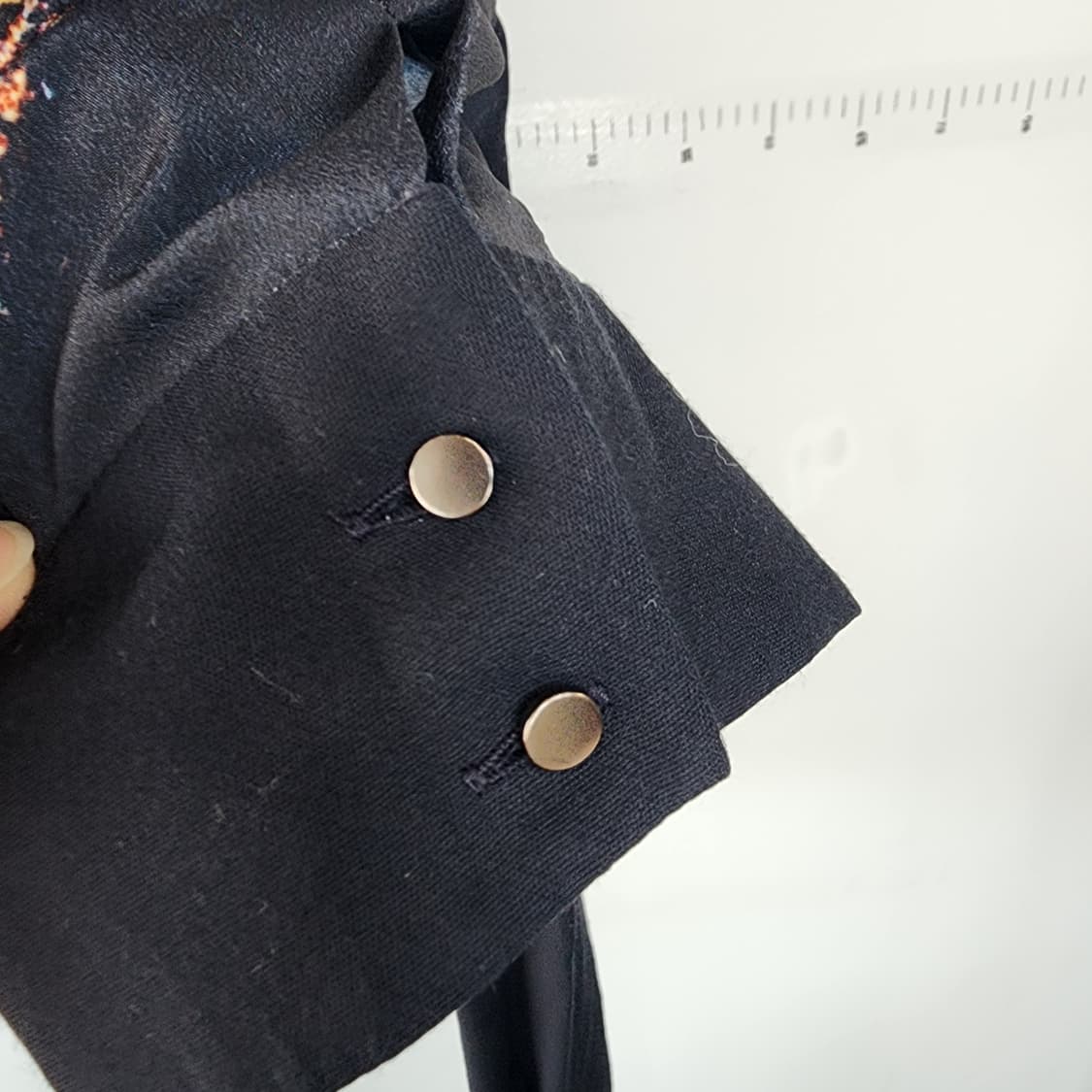 SJSJ 블랙 반팔 프린팅 원피스 상품이미지5