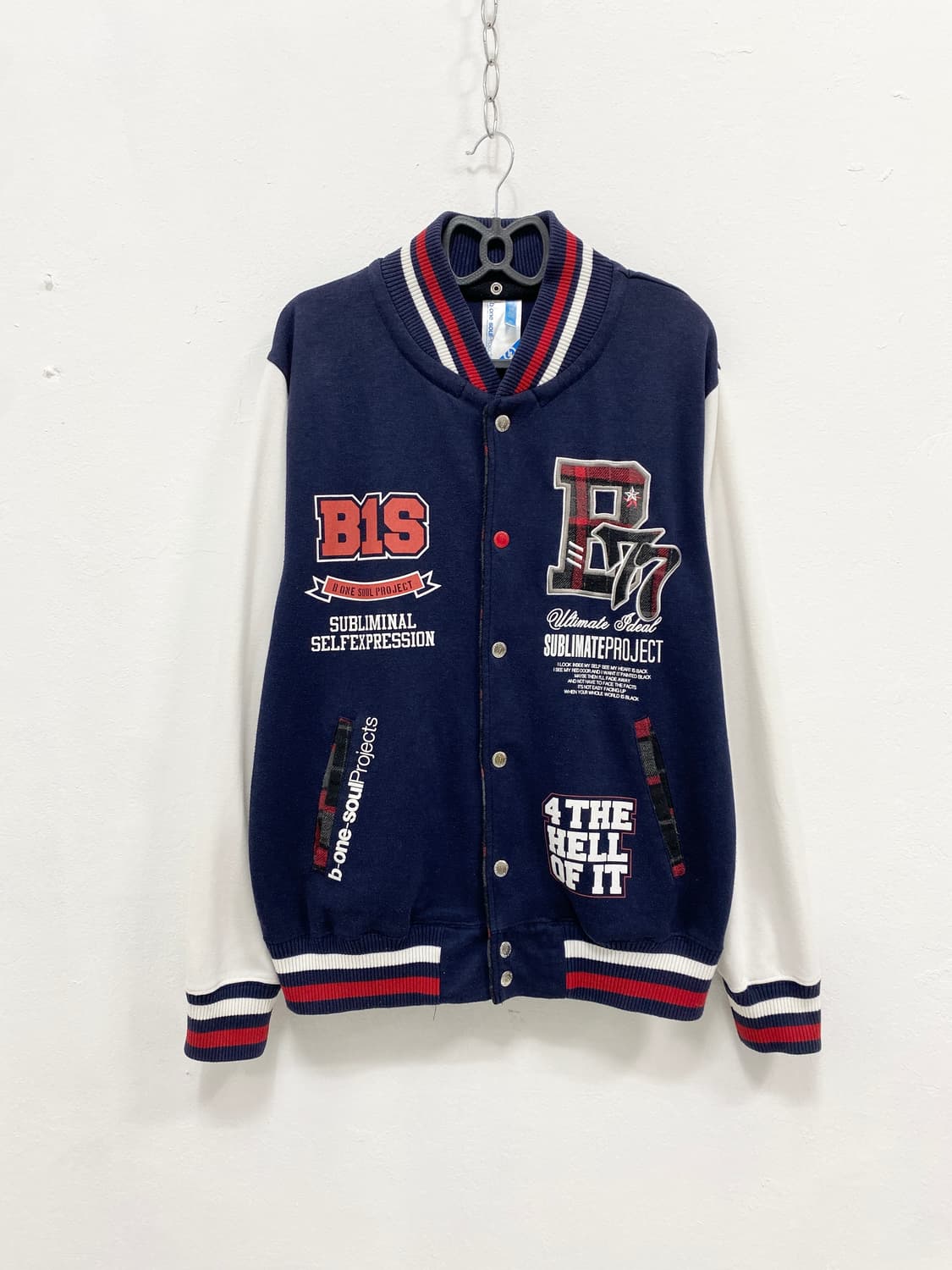 [JPN] y2k 펑크 레터링 스타디움 자켓 상품이미지3