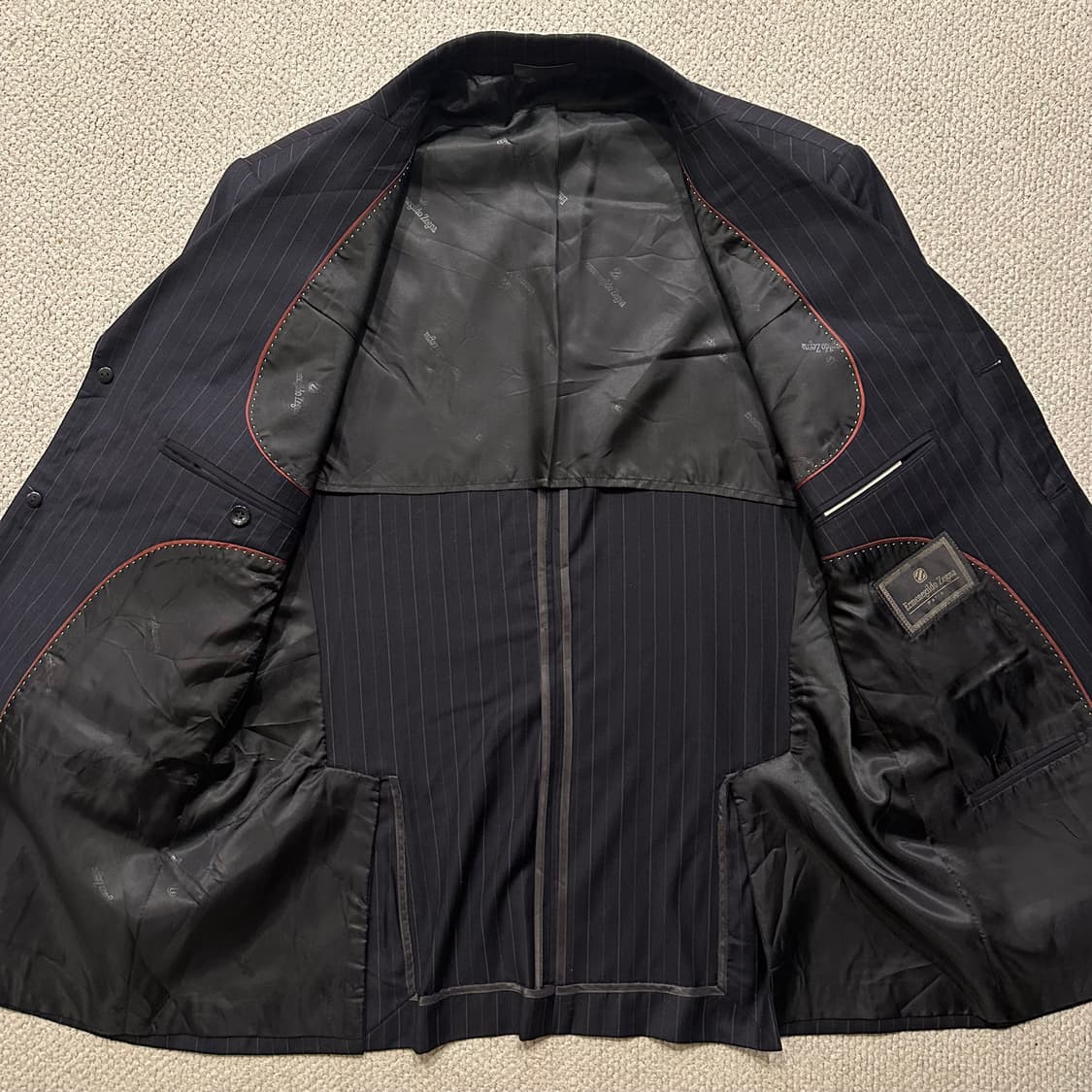 00s 제냐 Zegna 핀스트라이프 자켓 상품이미지5