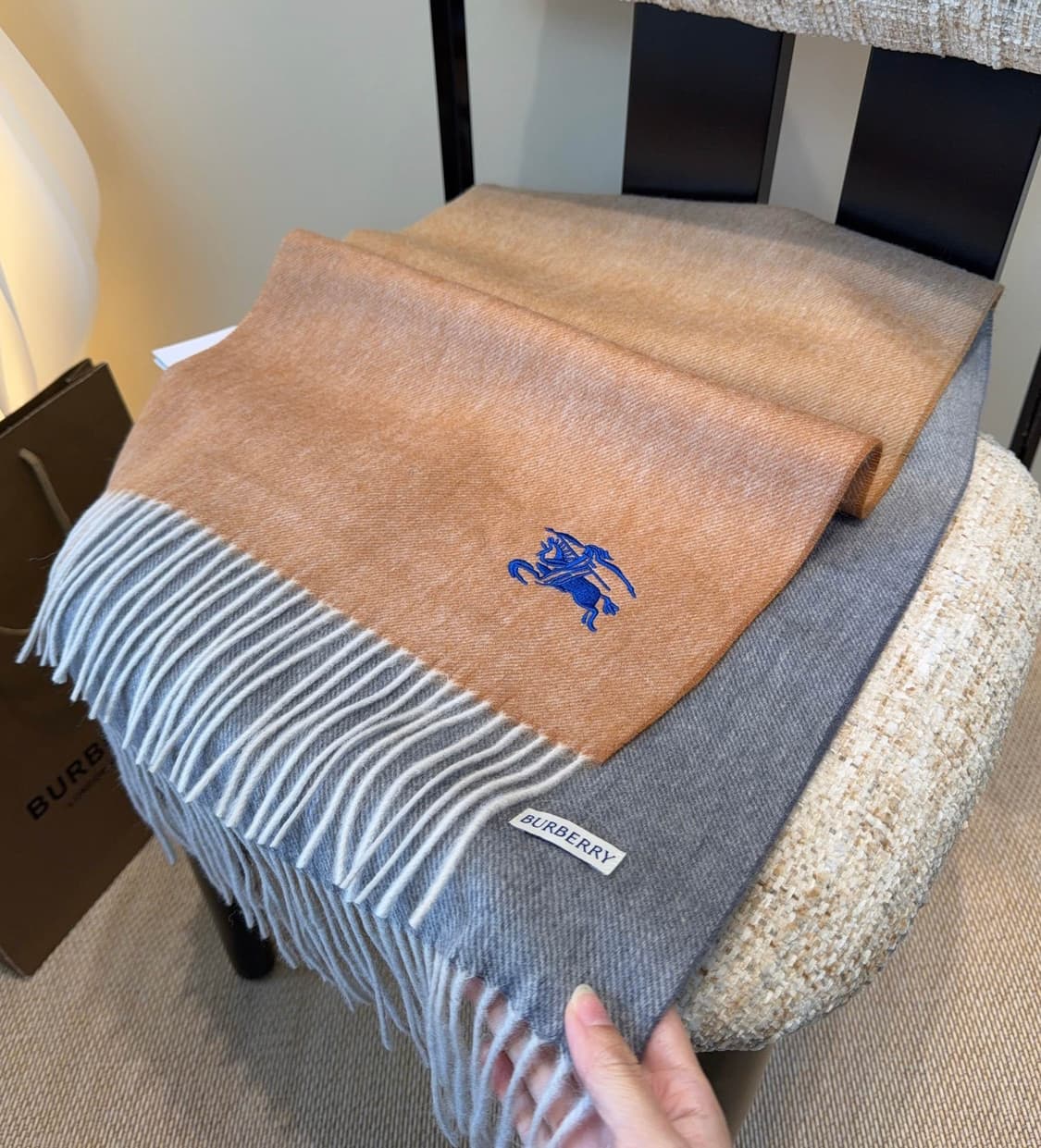 버버리 리버서블 스카프 100% 램스울
 상품이미지4