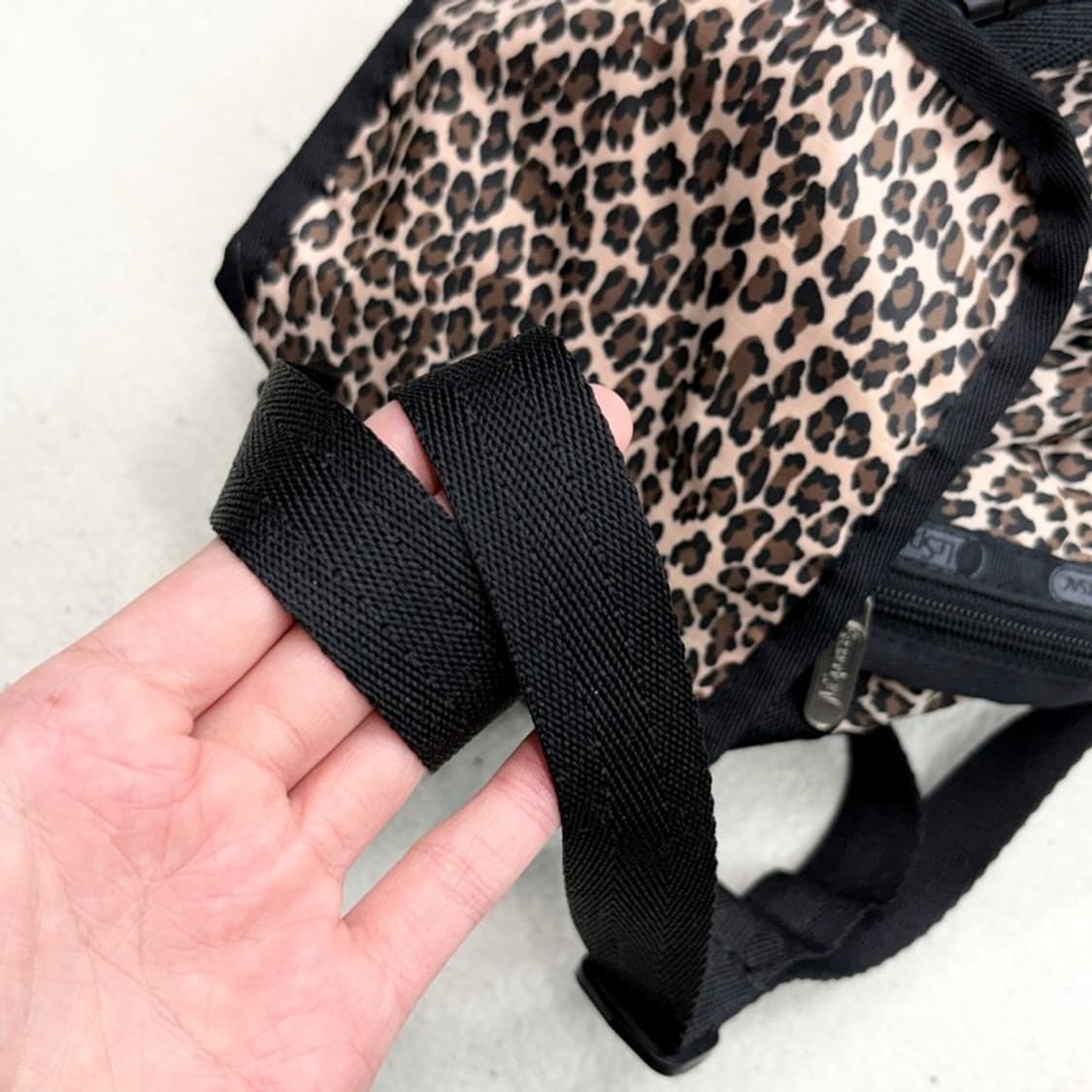 LESPORTSAC 레오파드 프린트 미니 백팩 상품이미지2