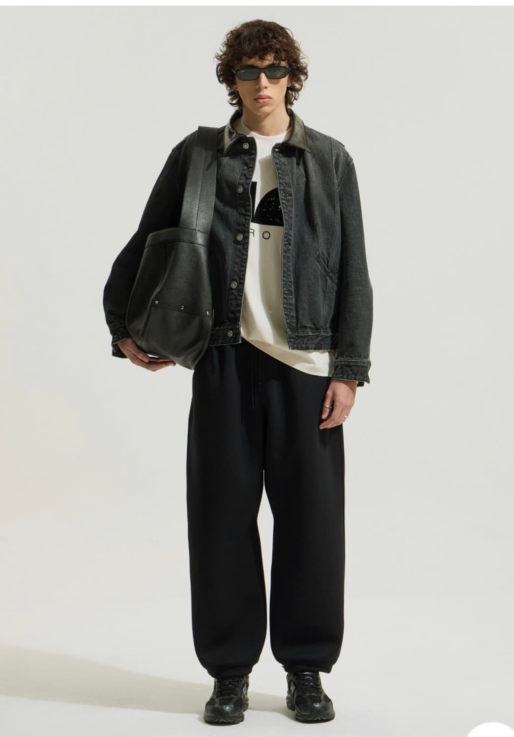 IRO Frisson 데님 드리즐러 자켓 L 상품이미지4