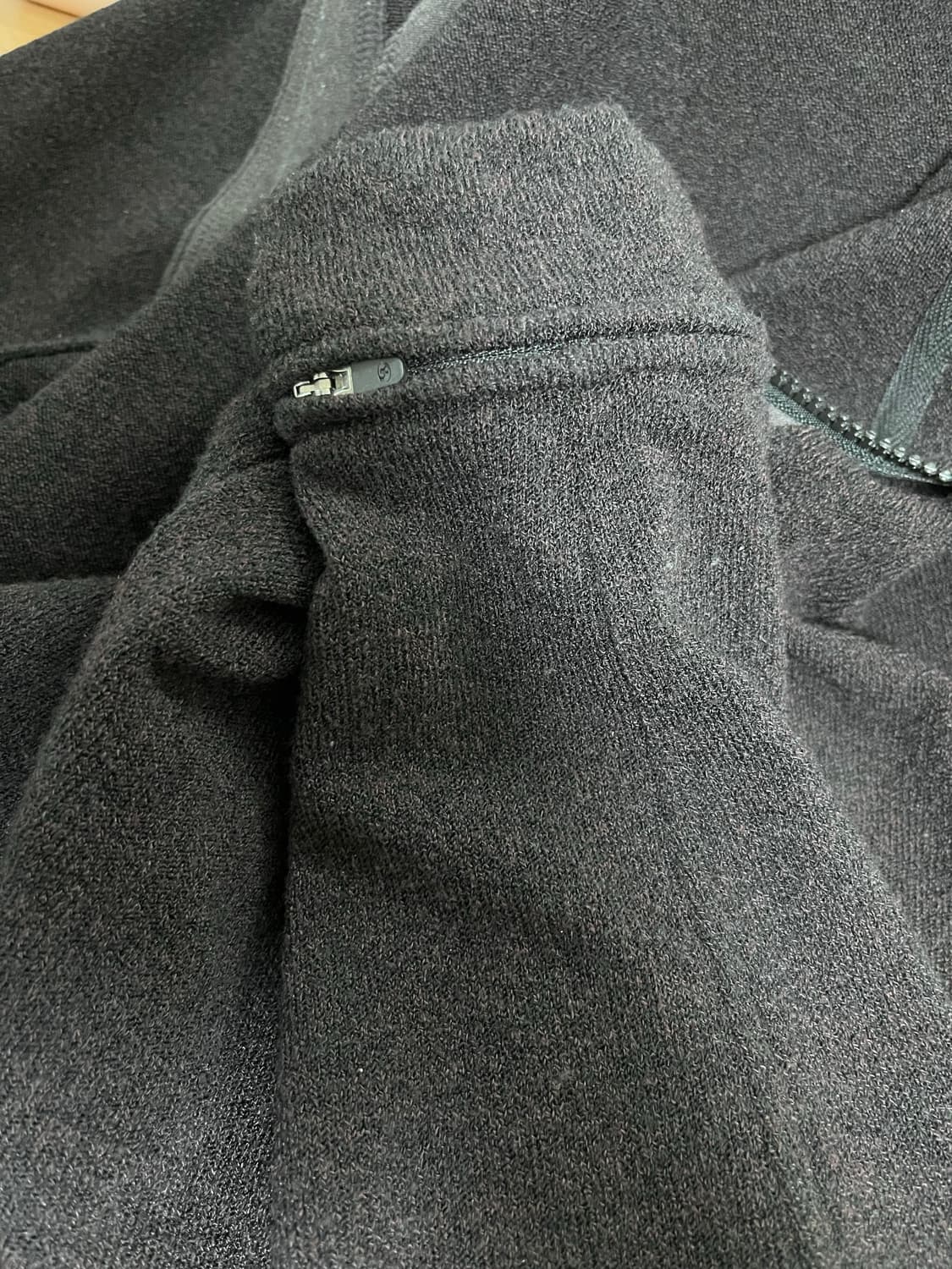 산산기어 카파스 니트 집업 블랙 1사이즈 상품이미지6