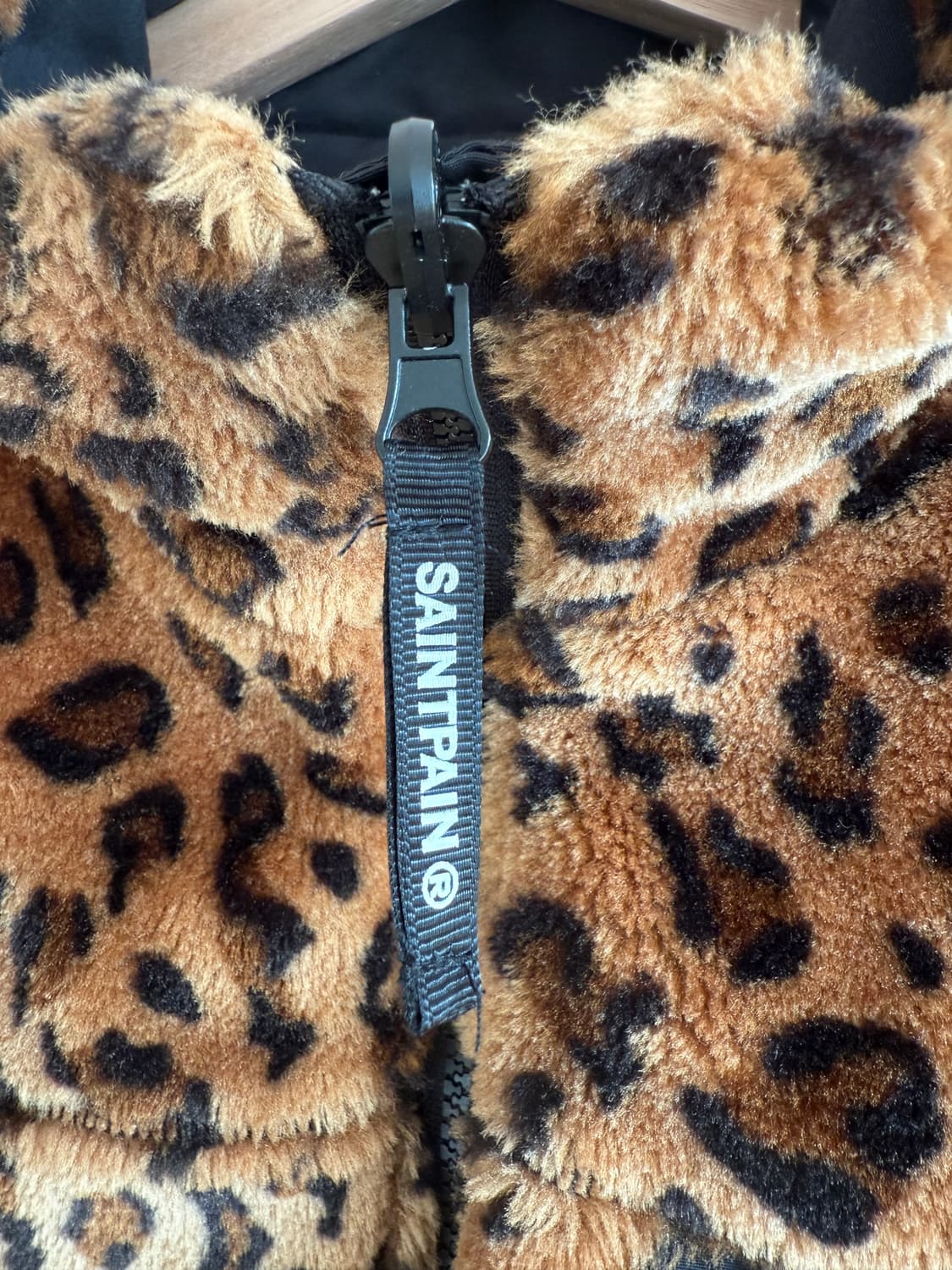 세인트페인(SAINTPAIN) 리버시블 레오파드 플리스 상품이미지8