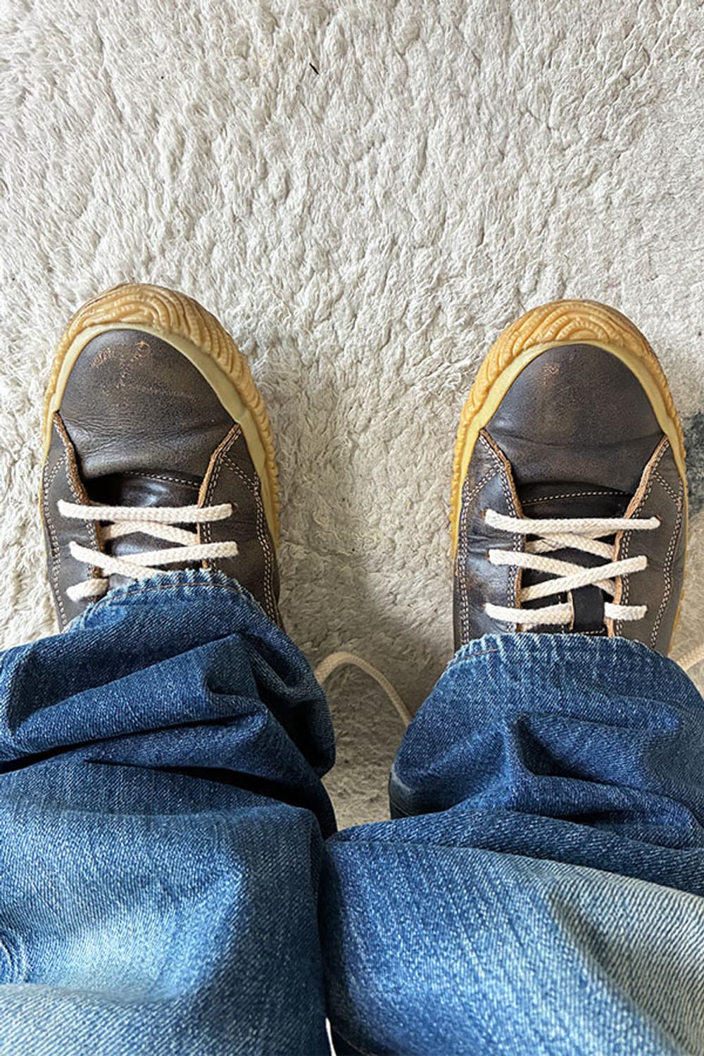 SPINGLE MOVE Kangaroo Leather Sneakers 상품이미지1