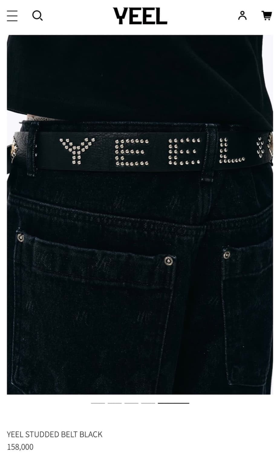 YEEL 레오파드 벨트 상품이미지5