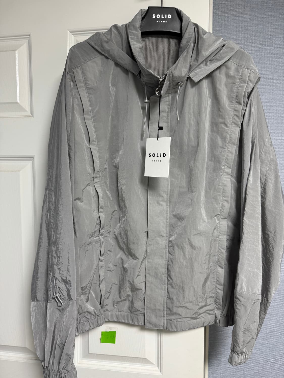 정품 솔리드옴므 24ss 그레이 패널 자켓 50사이즈 새제품 상품이미지5