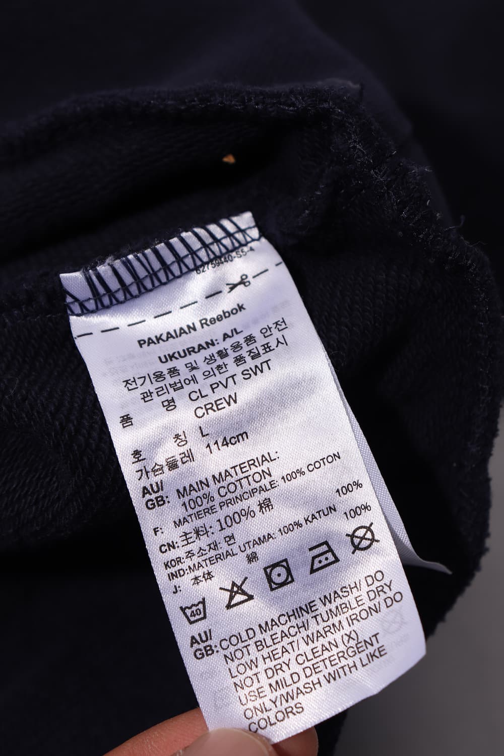 REEBOK 올드스쿨 빅로고 맨투맨 size L 상품이미지5