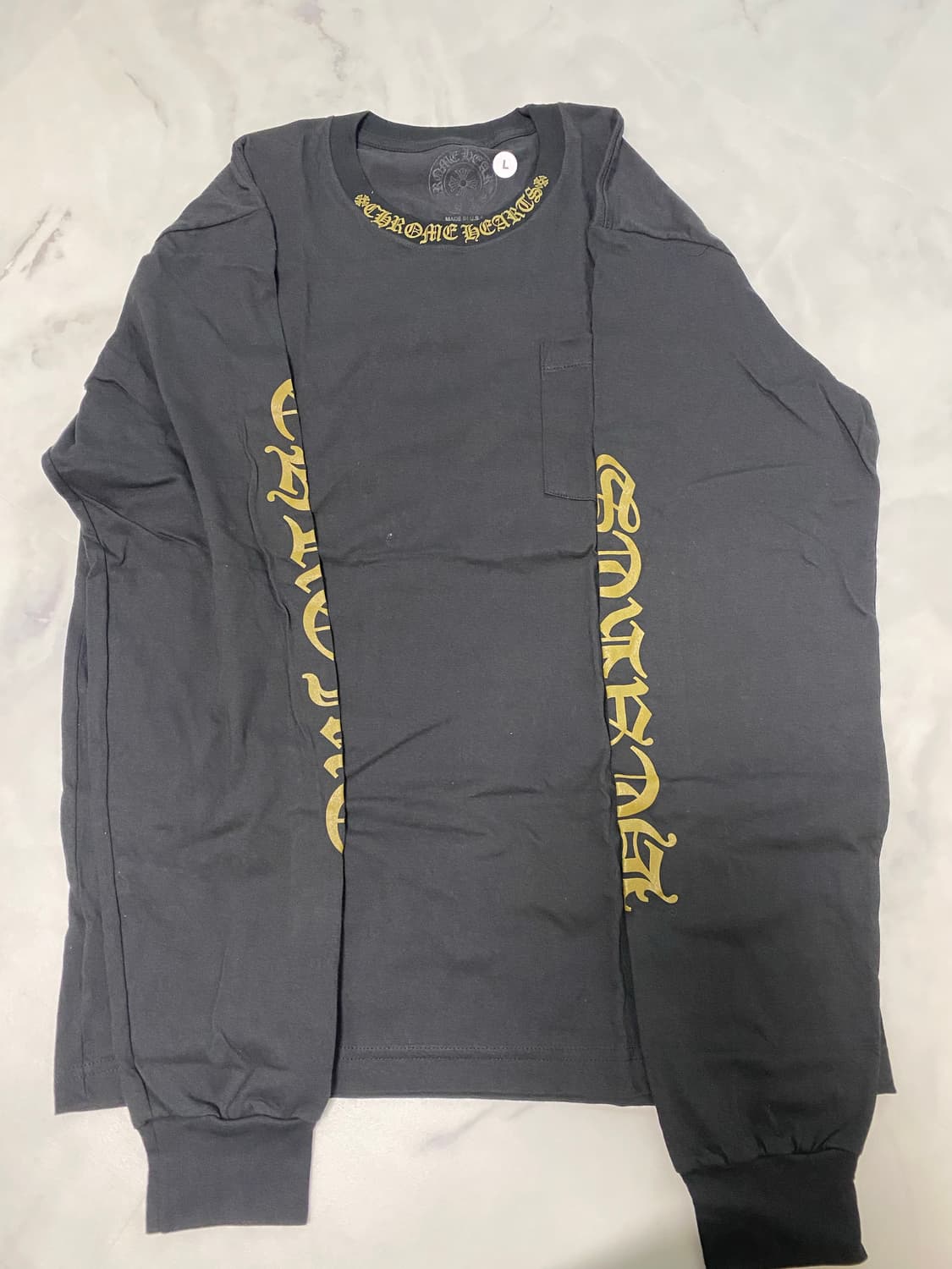 (새상품/신상품) 크롬하츠 넥로고 롱슬리브 상품이미지1