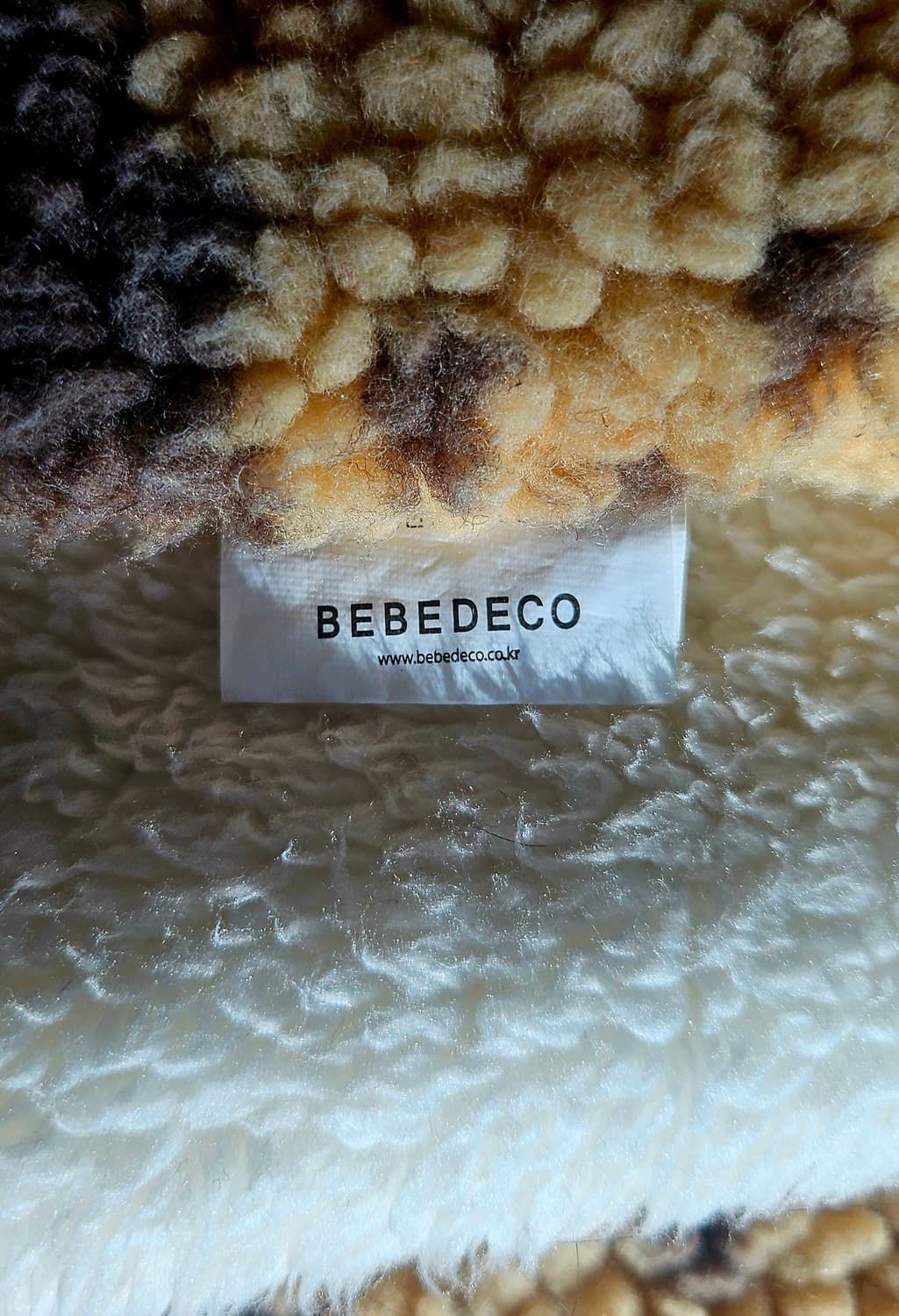 (거의새것)W컨셉 베베데코 양털 국세사 담요 블랭킷 고미 캠핑담요 상품이미지7