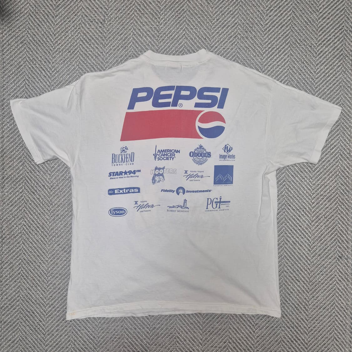 90s Pepsi 스폰서 싱글스티치 티셔츠 (XL)
 상품이미지8