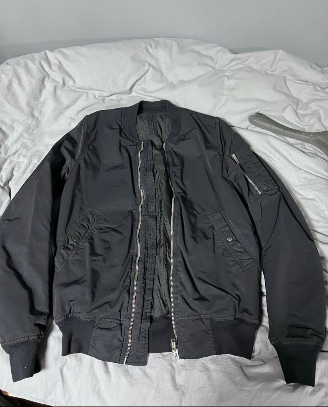 릭오웬스 다크쉐도우 / ma-1 봄버 / S 상품이미지1