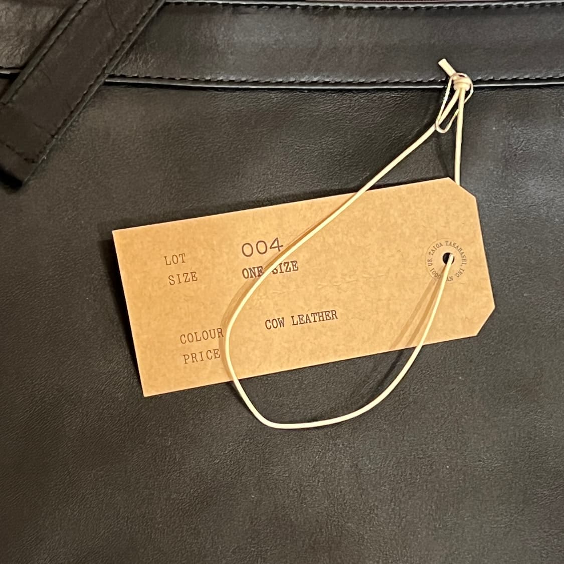 [L]타이가 타카하시 레더 뉴스보이백 LOT.004 상품이미지3