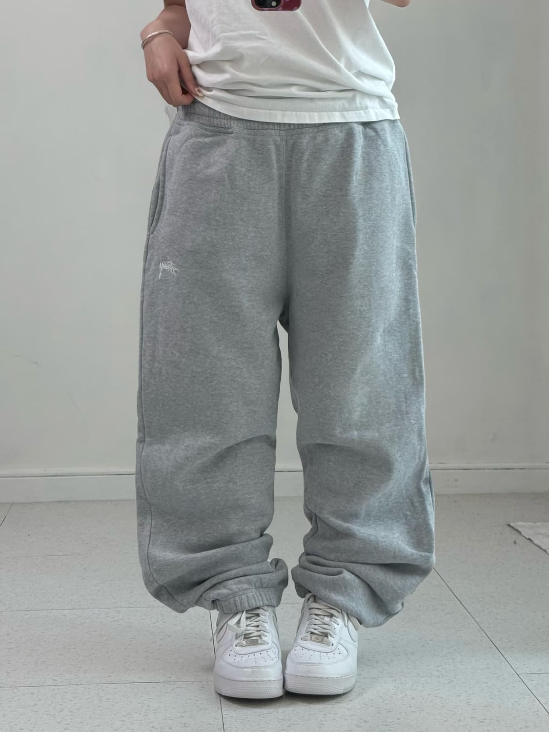 스투시 그레이 조거 스웻팬츠 상품이미지1
