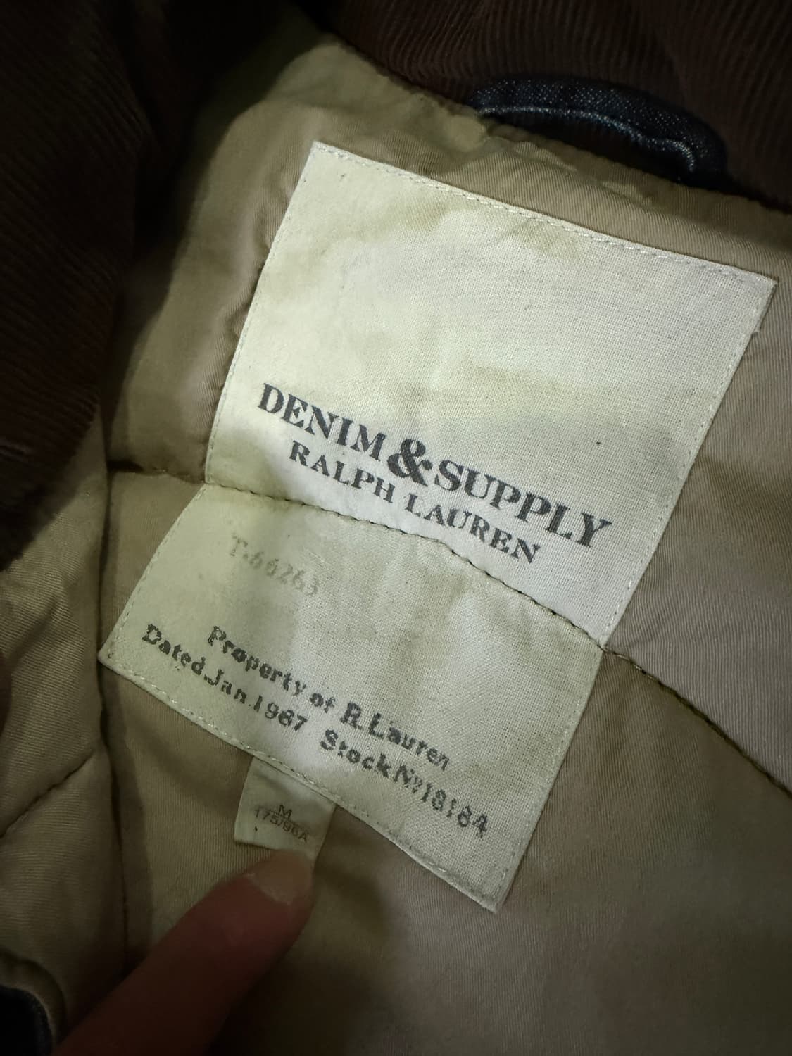 폴로 랄프로렌 데님앤 서플라이 다운 베스트 상품이미지3