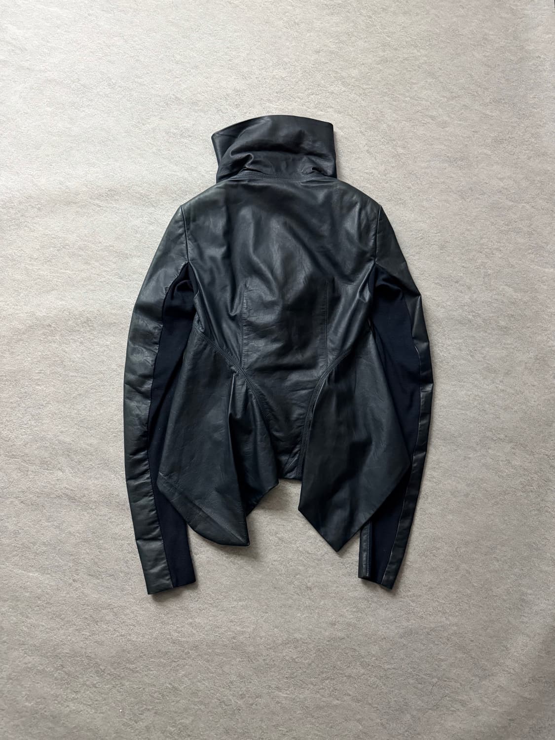 릭오웬스 하이넥 램스킨 레더자켓 상품이미지2