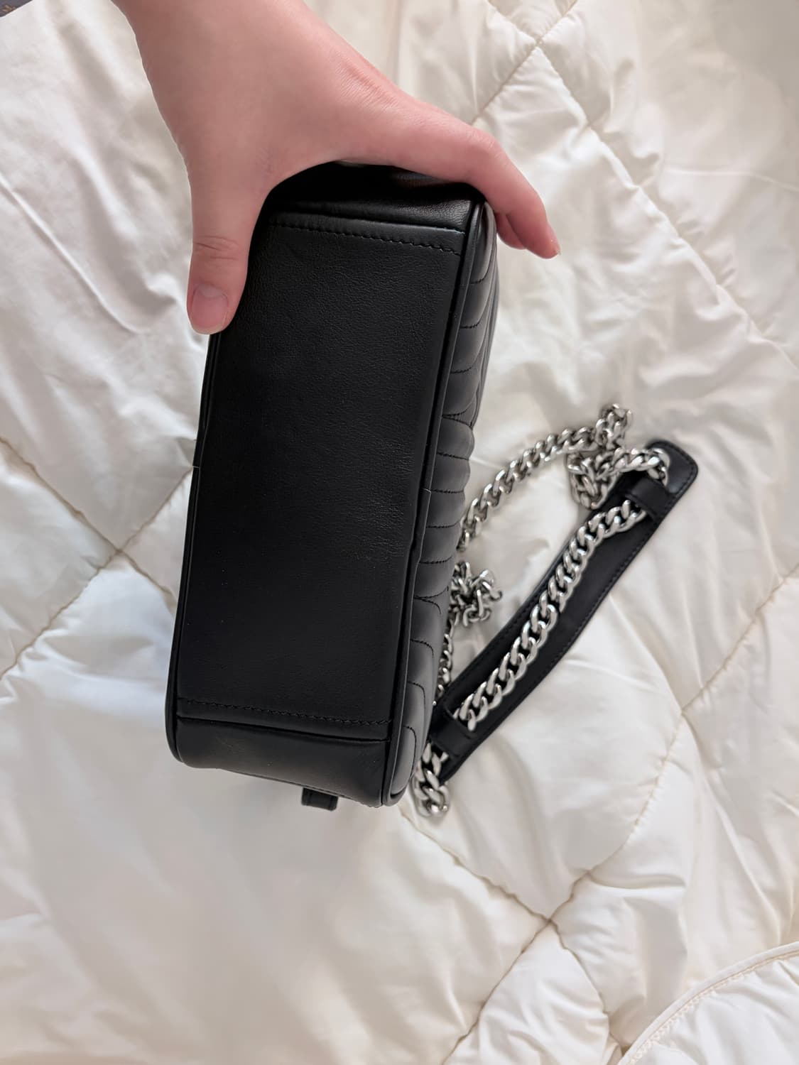 프라다 다이어그램 은장 크로스백 상품이미지4