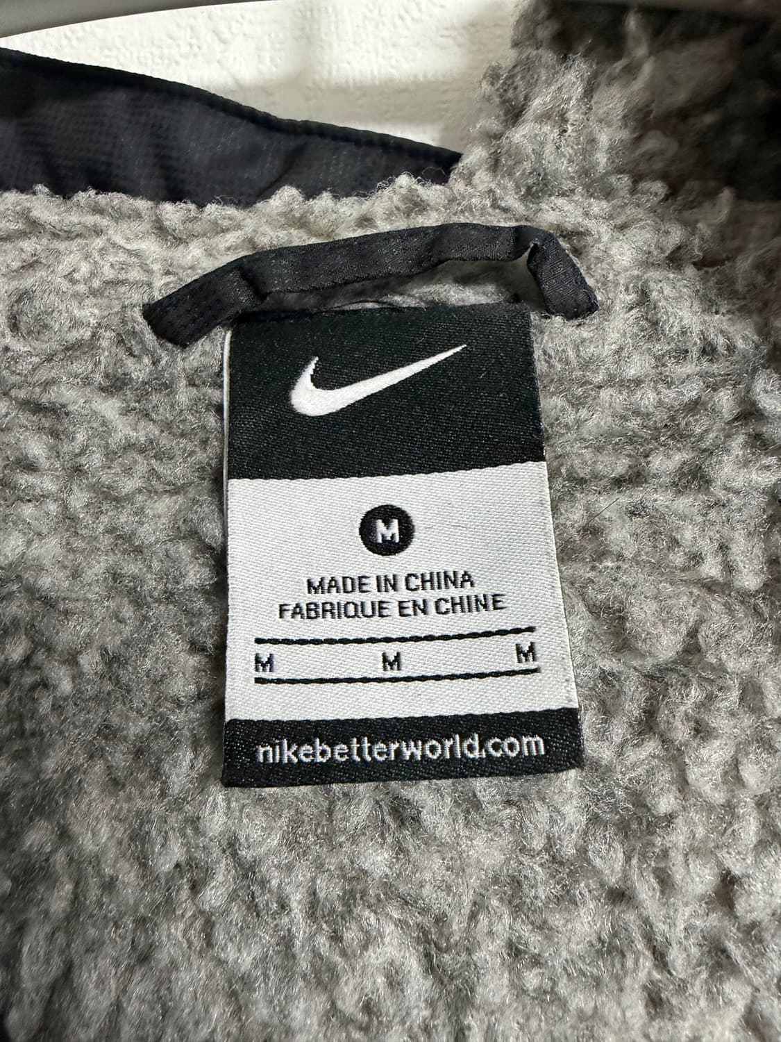 나이키 올드스쿨 셰르파 안감 롱 자켓(돕바) 상품이미지4