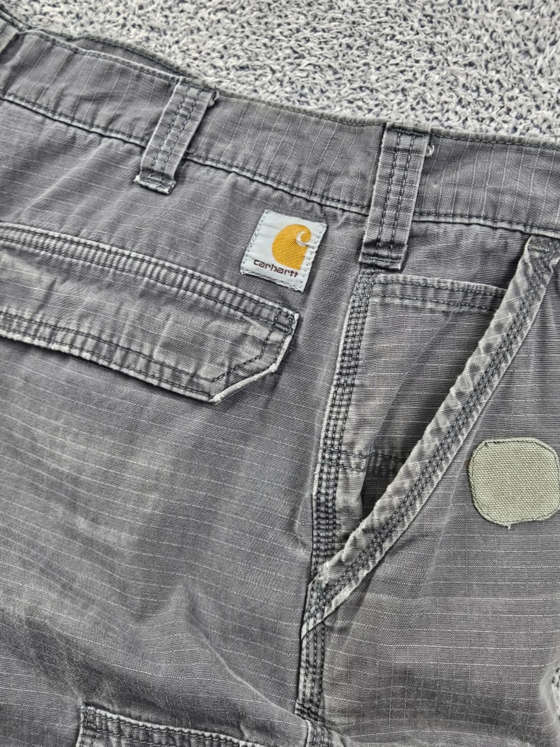 칼하트 립스탑 카고 쇼츠 반바지 리페어 ( 34" ) / 11975 상품이미지8