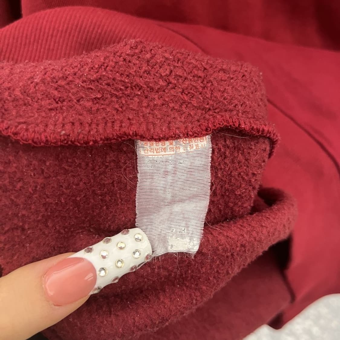 벤 데이비스 빈티지 버건디와인 오버핏 맨투맨 F C10303 상품이미지6