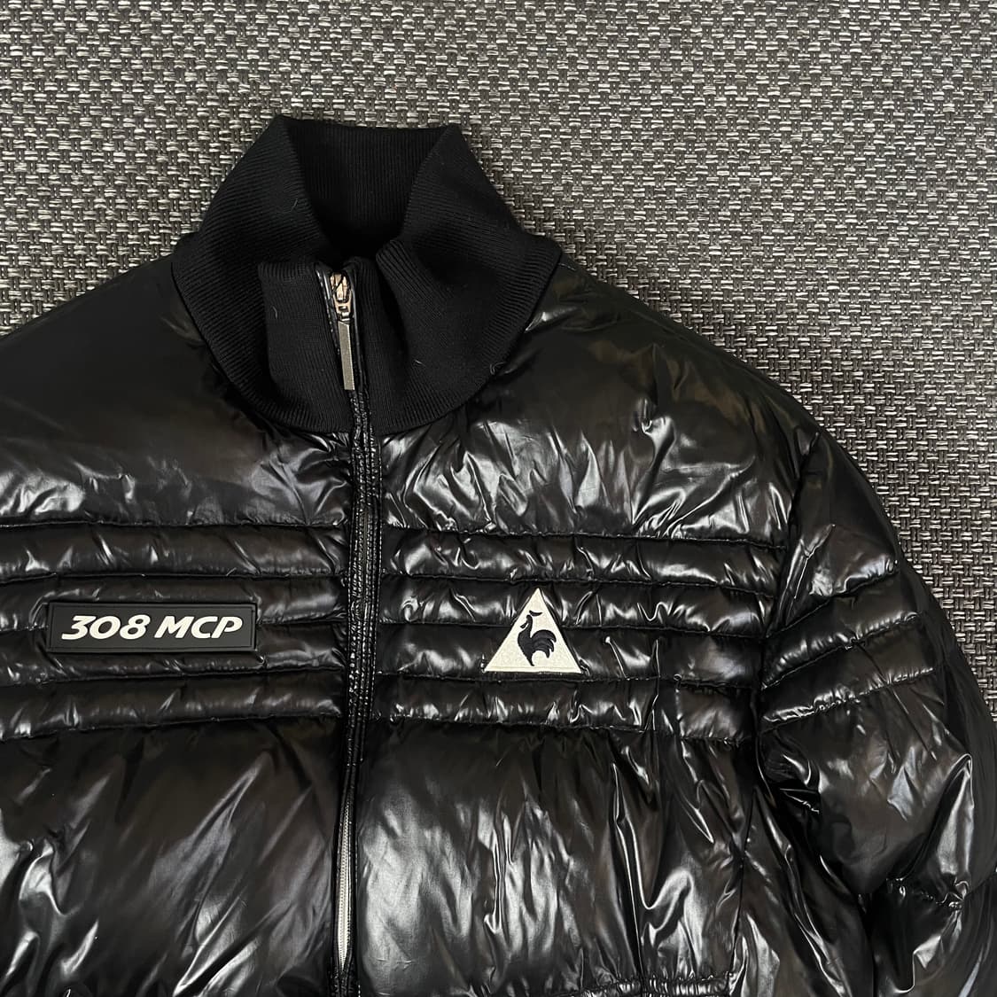 르꼬끄 308MCP 스포르티브 유광 검정 패딩 L 상품이미지3