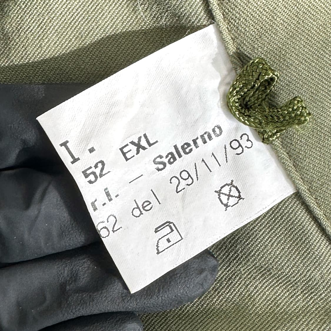 이탈리아 이태리 밀리터리 야상 점퍼 필드 자켓 카키 52 상품이미지9