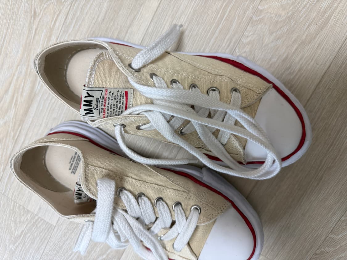메종 미하라 야스히로 피터슨 OG 솔 캔버스 로우탑 EU44 상품이미지7