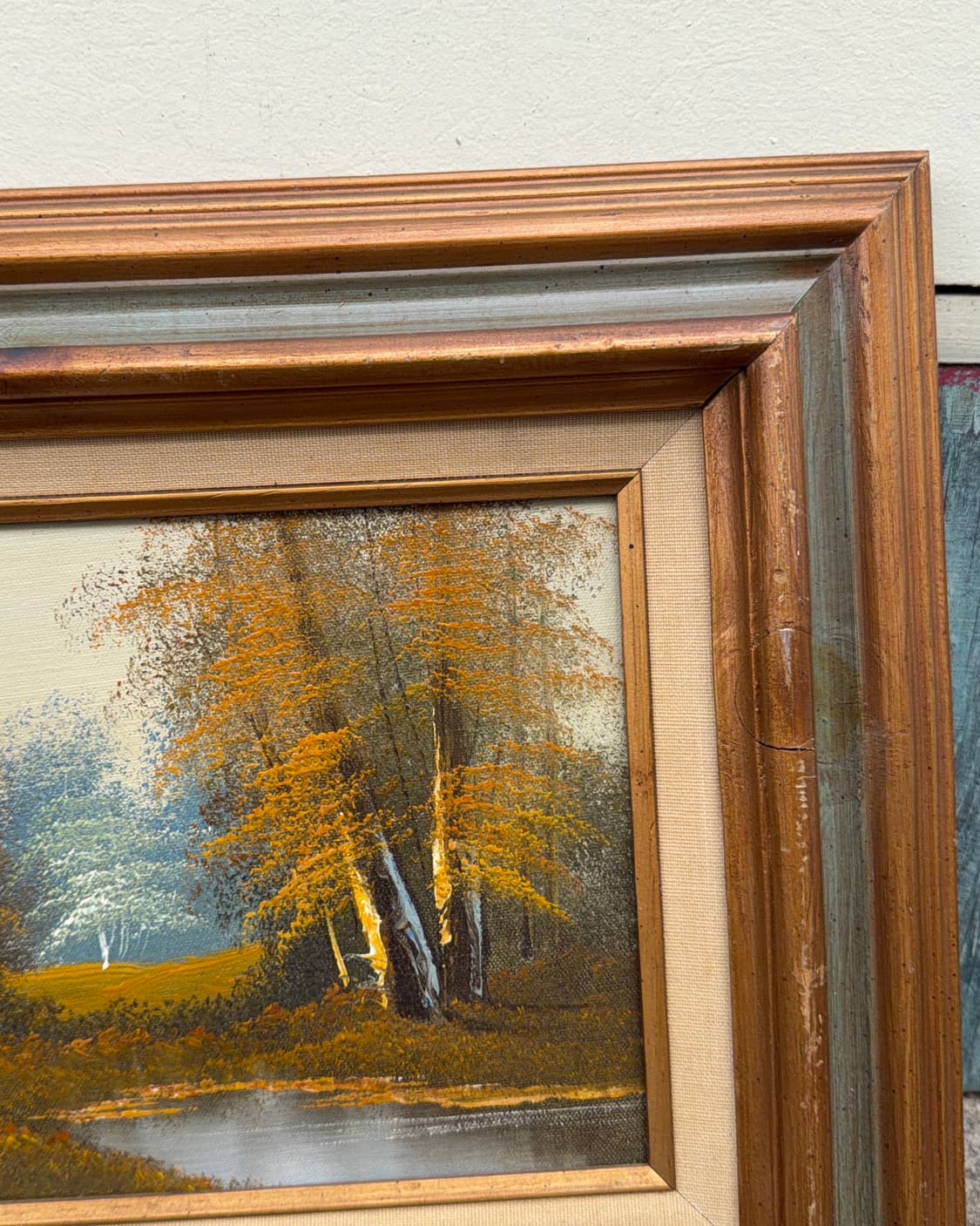 빈티지 소품 캔버스 나무 액자 상품이미지3