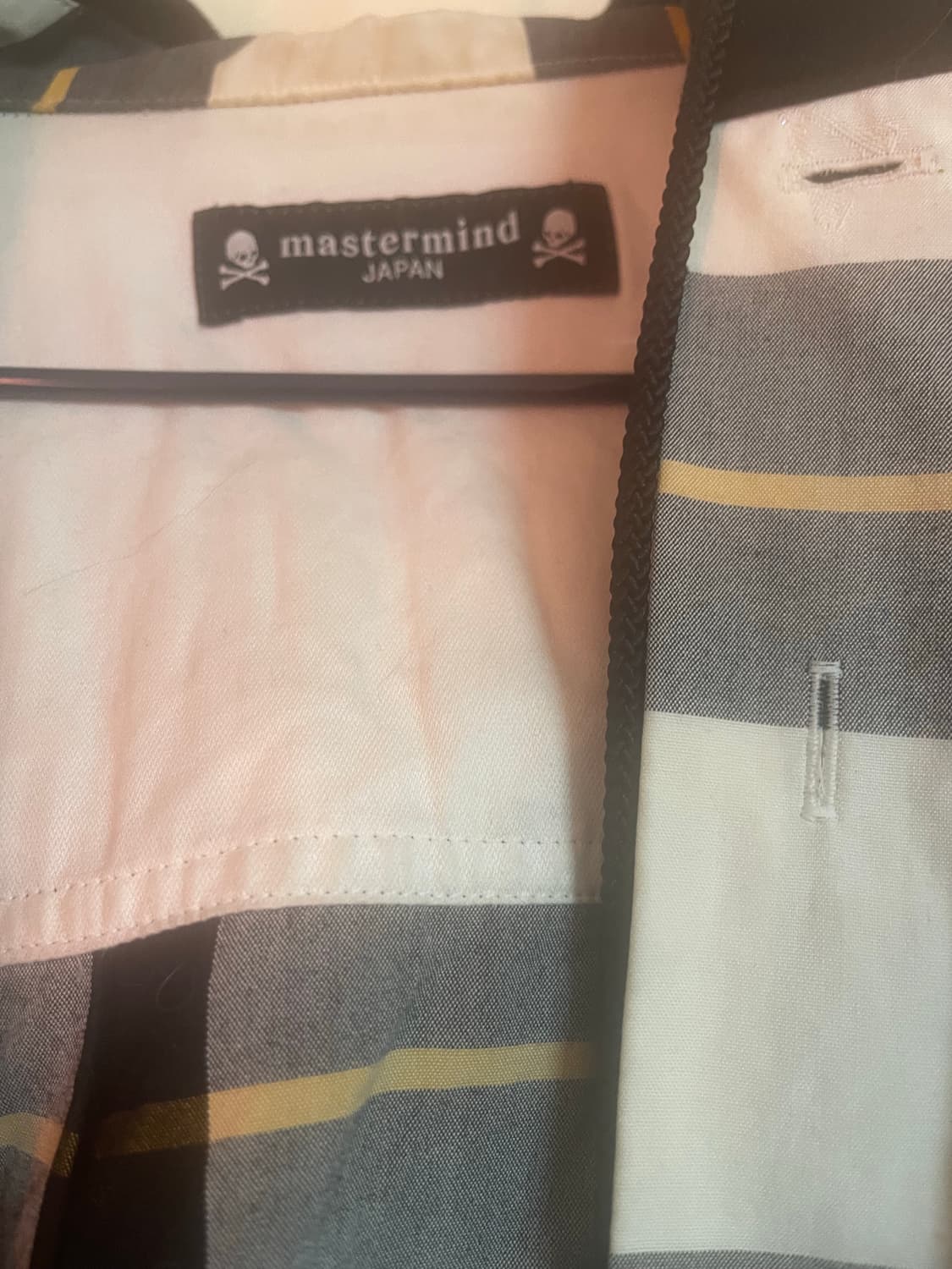 마스터마인드 Block Plaid Hooded Shirt Jacket 상품이미지2