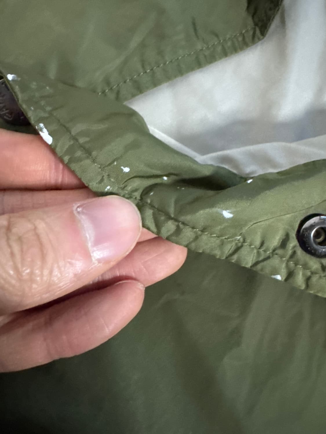 노스페이스 화이트라벨 요세티미 나일론 코치 자켓 L 카키 상품이미지5