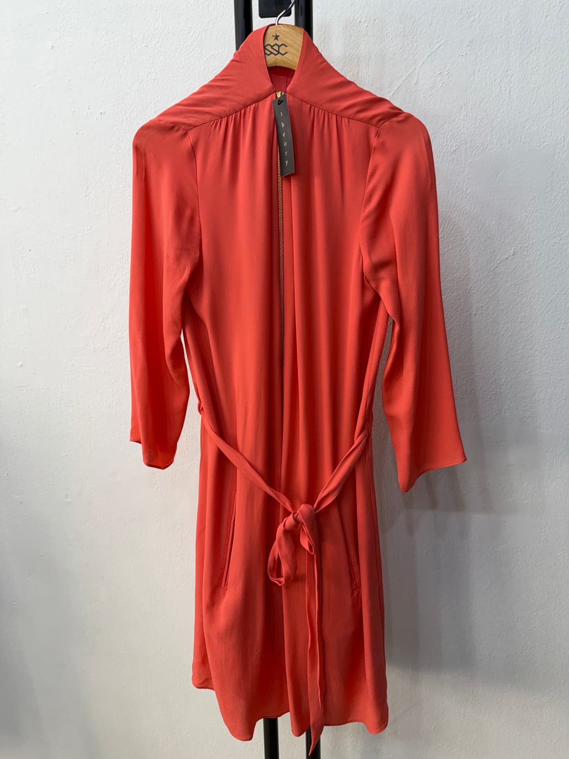 새제품) Theory 띠어리 코랄 롱 원피스 S 상품이미지1