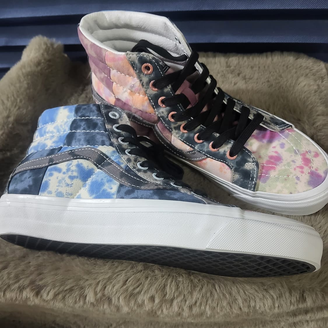 New 새상품 반스 vans 스케이트 하이 멀티 타이다이 260 상품이미지6