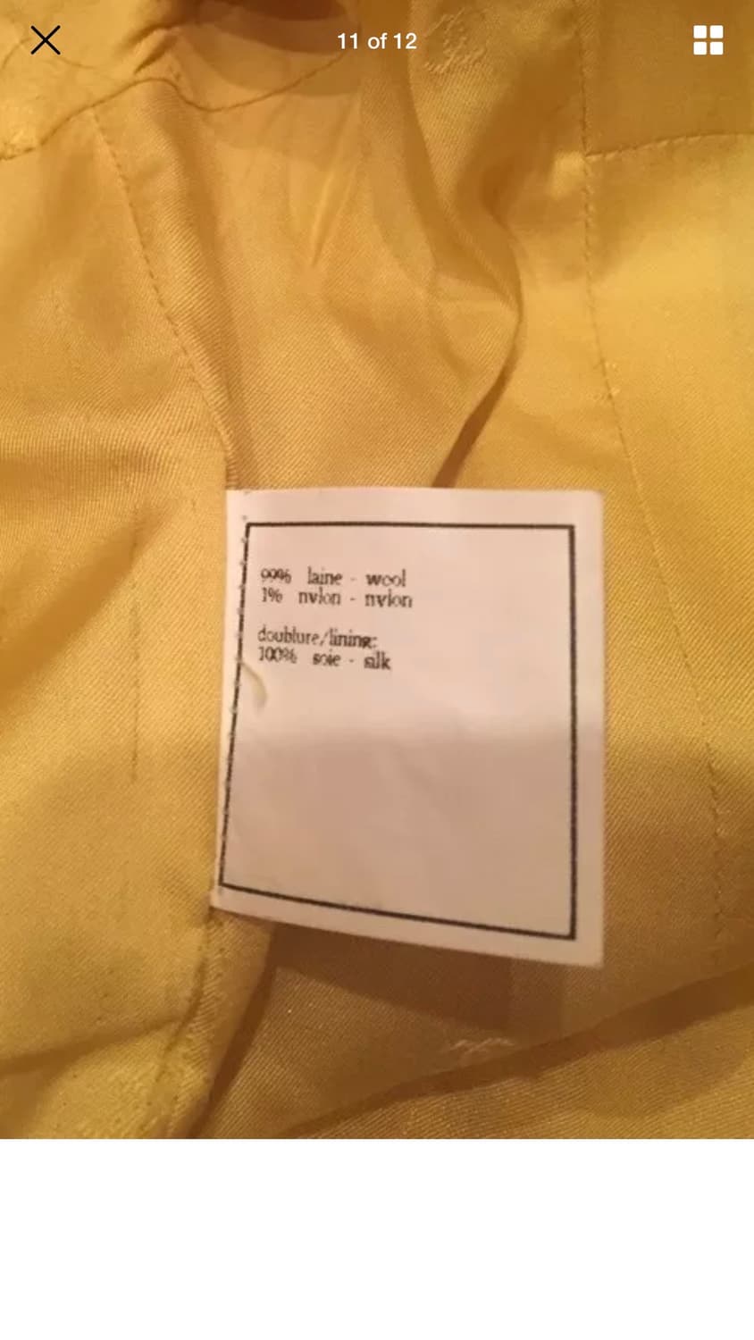 샤넬 핑크 시퀸 트위드 자켓 (55-66사이즈) / 빈티지  상품이미지9