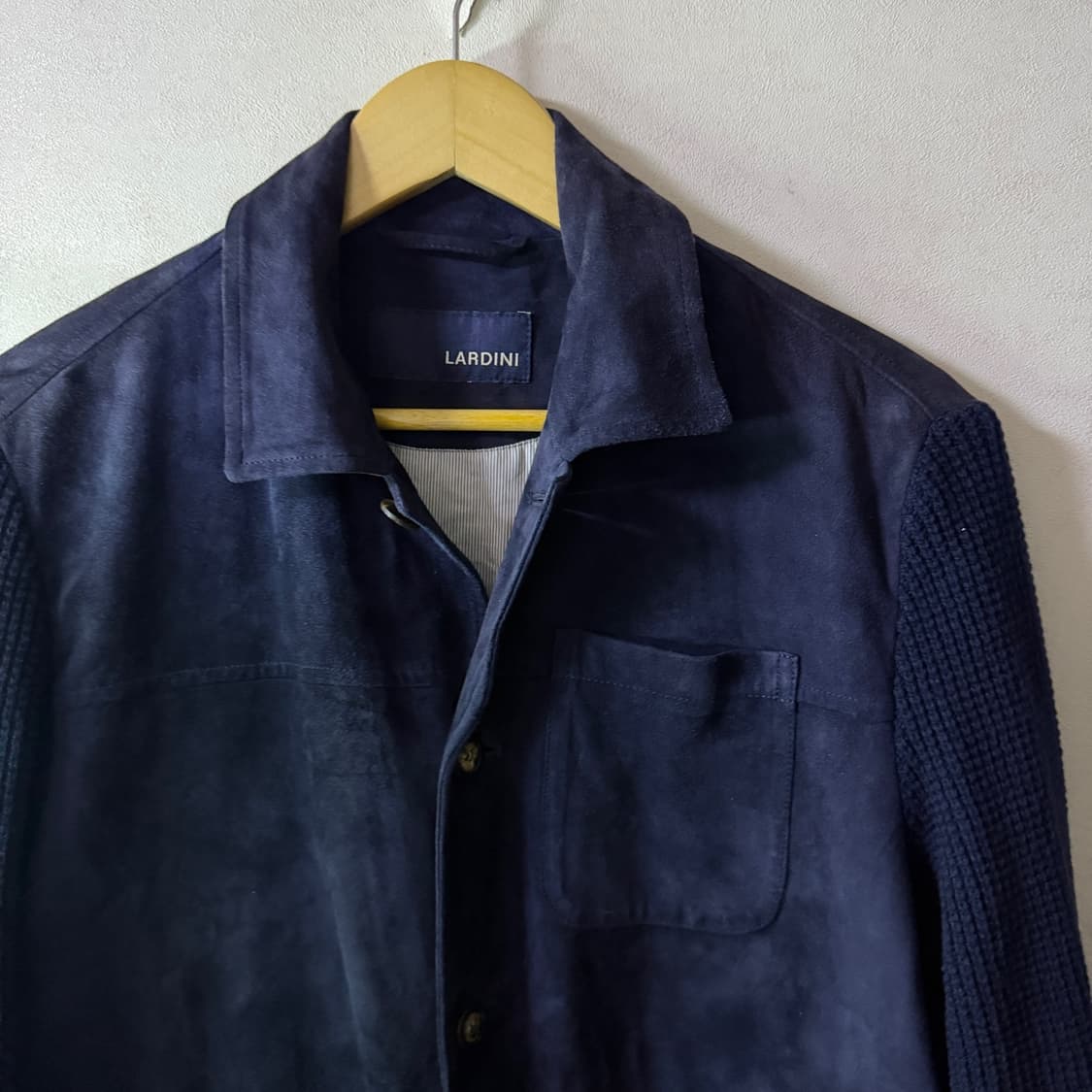 라르디니 남성 스웨이드 니트 자켓 50 (100정도) 상품이미지4