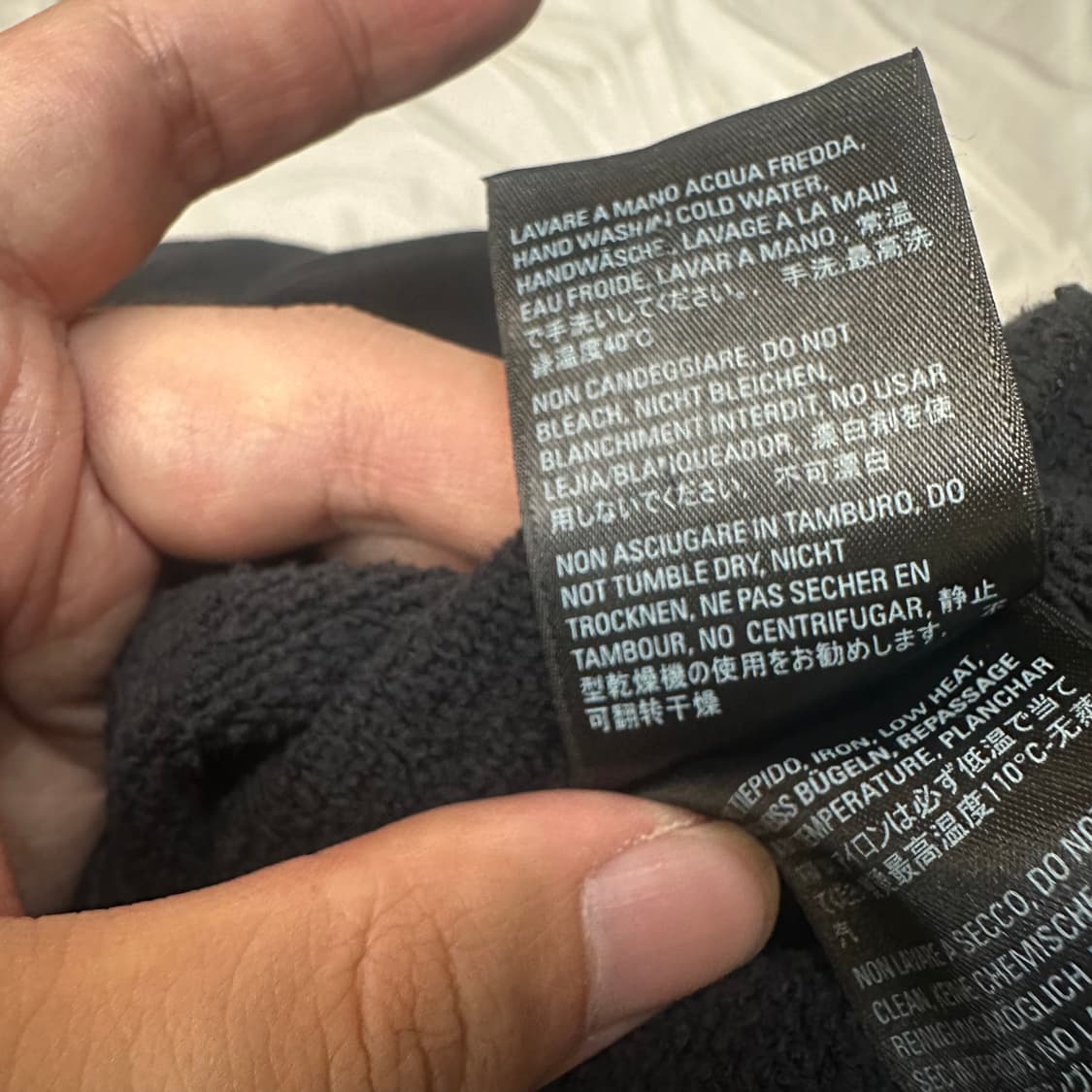 발렌시아가 람슈타인 블랙후드티 XS 상품이미지5