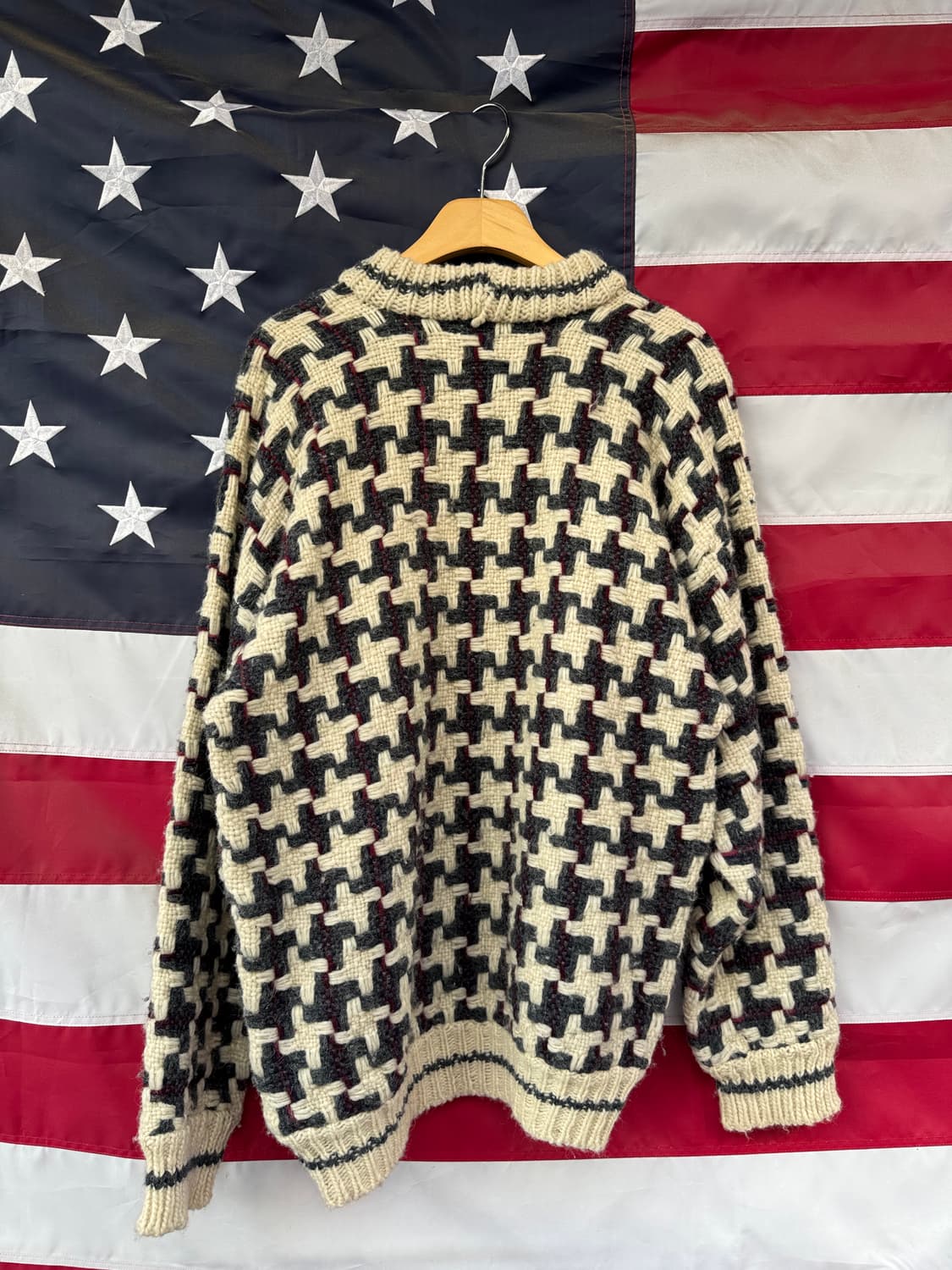 헤비 울 패턴니트 B169 상품이미지3